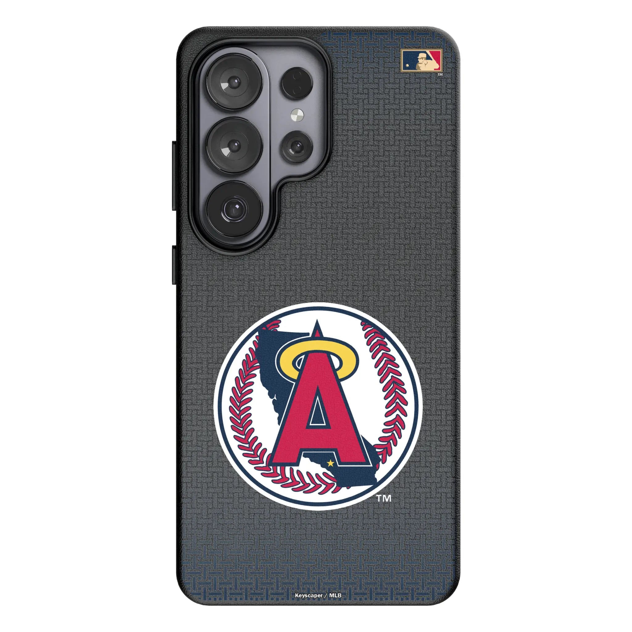LA Angels 1986-1992 - Cooperstown Collection Linen Galaxy MagSafe Compatible Phone Case for Samsung Galaxy#Device_Galaxy S26 Ultra
