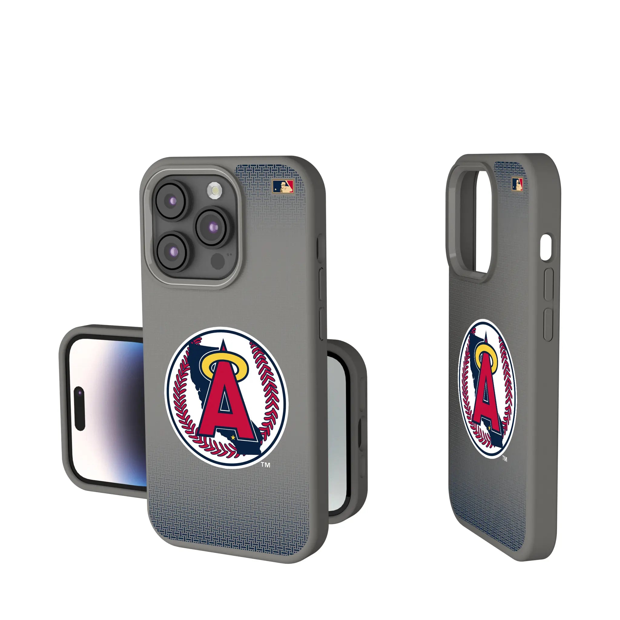 LA Angels 1986-1992 - Cooperstown Collection Linen iPhone Soft Touch Phone Case for Apple iPhone
