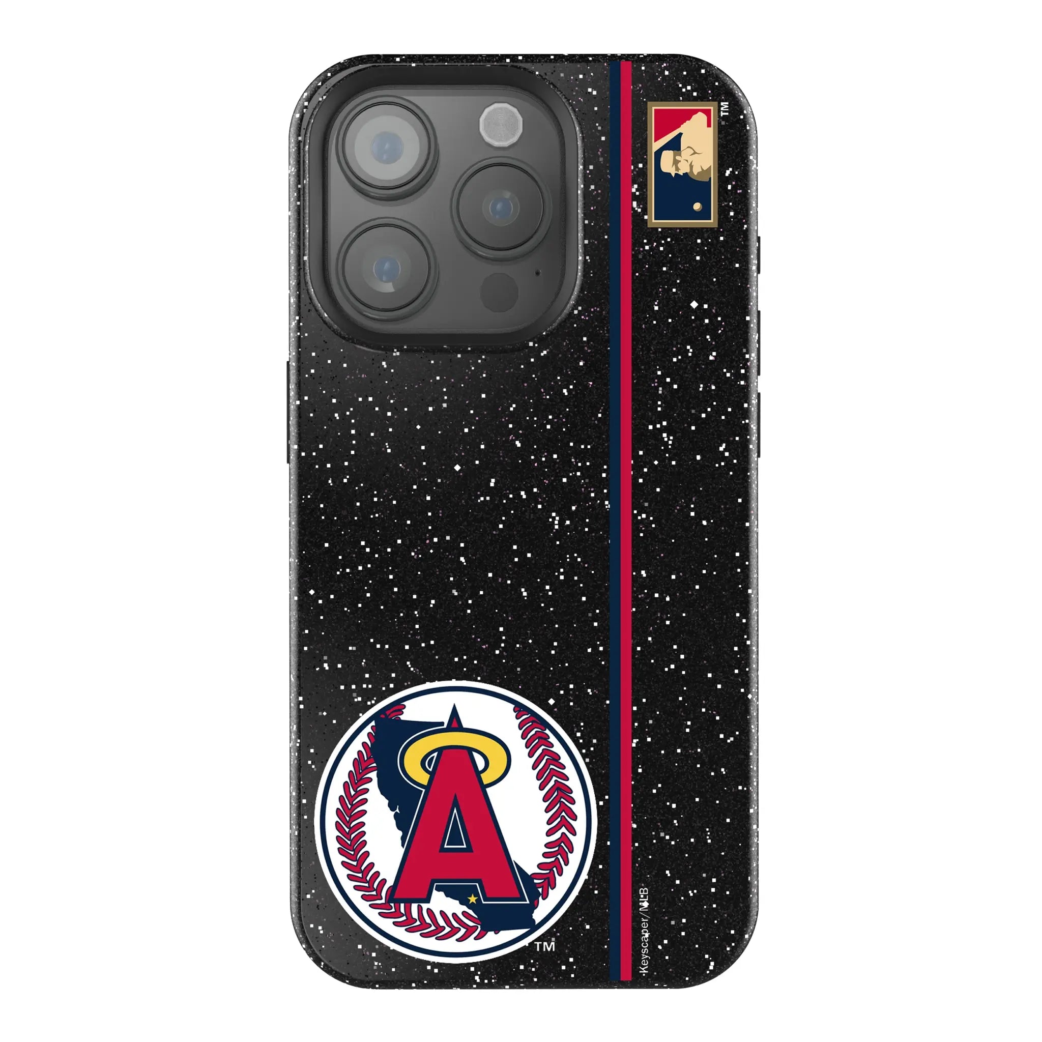 LA Angels 1986-1992 - Cooperstown Collection Sidebar iPhone Bling Phone Case for Apple iPhone