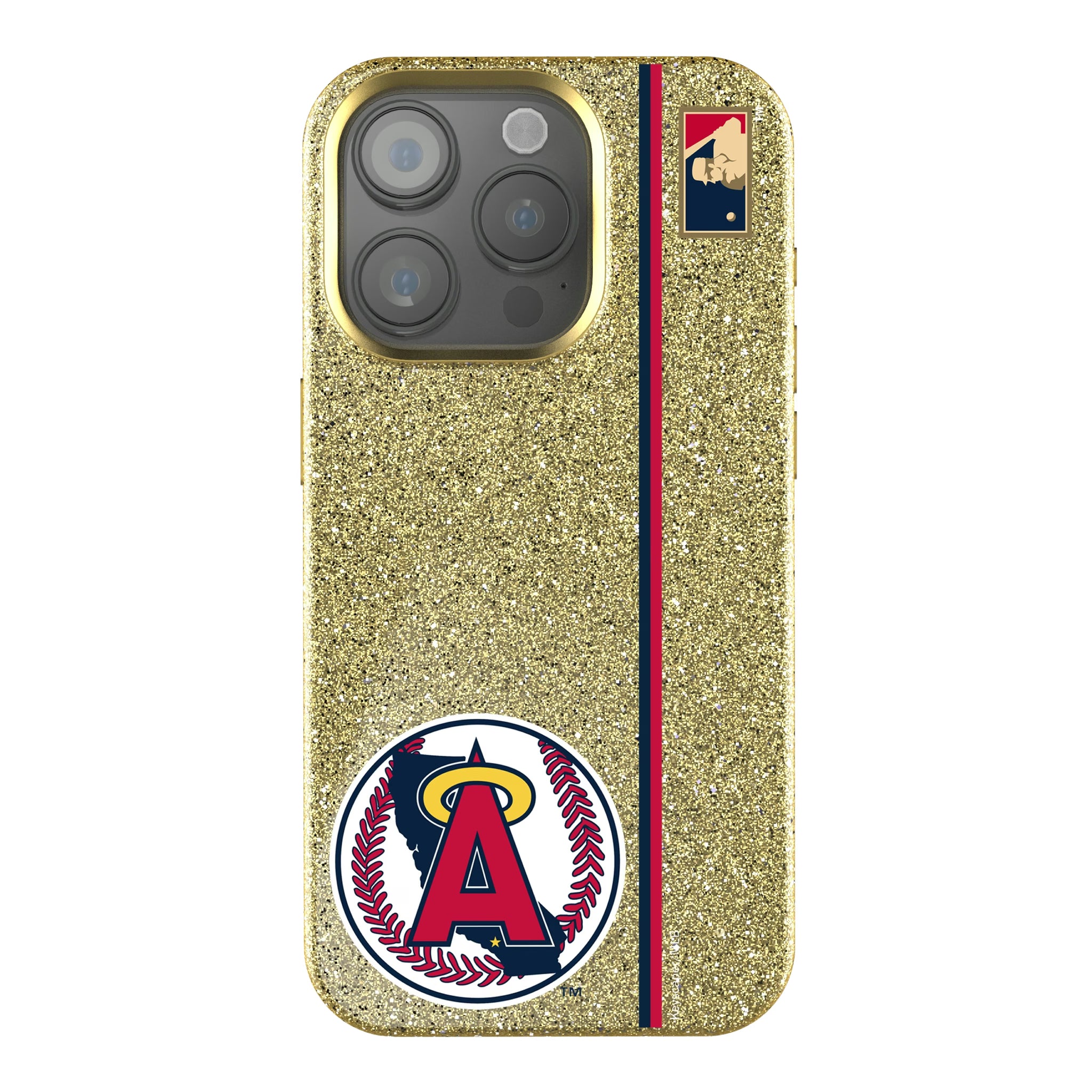 LA Angels 1986-1992 - Cooperstown Collection Sidebar iPhone Bling Phone Case for Apple iPhone