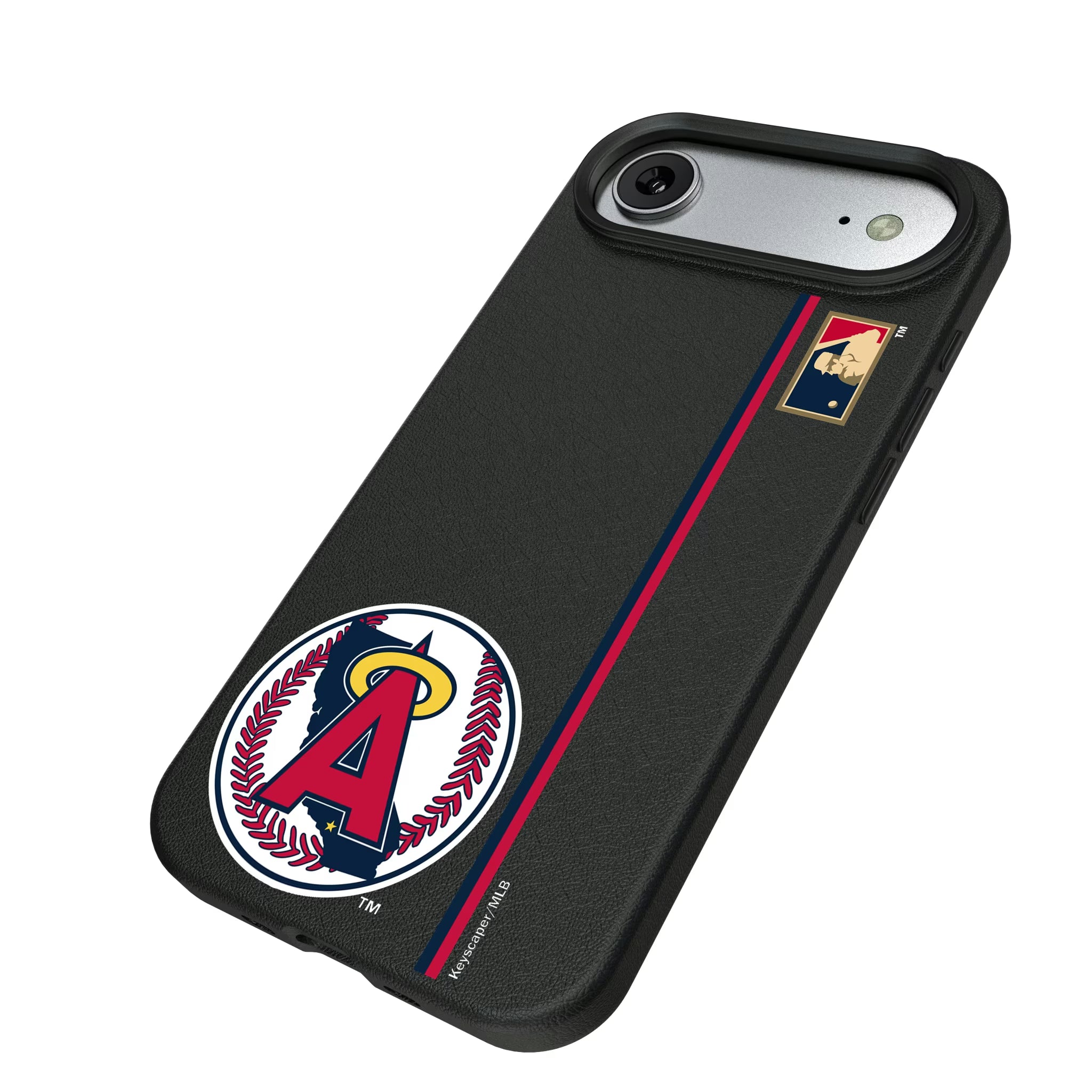 LA Angels 1986-1992 - Cooperstown Collection Sidebar iPhone MagSafe Compatible Phone Case for Apple iPhone - Isometric View#Device_iPhone Air