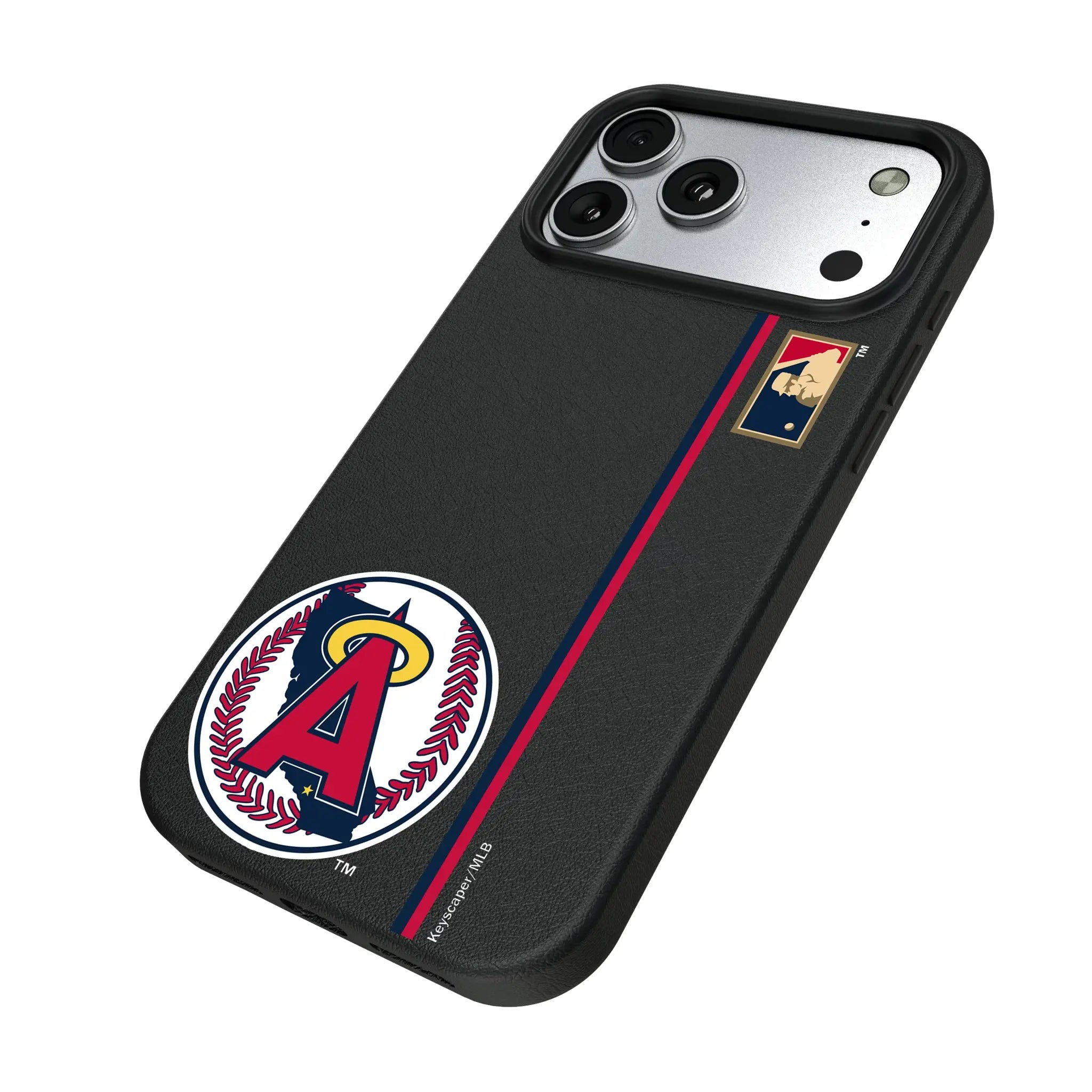 LA Angels 1986-1992 - Cooperstown Collection Sidebar iPhone MagSafe Compatible Phone Case for Apple iPhone - Isometric View#Device_iPhone 17 Pro Max