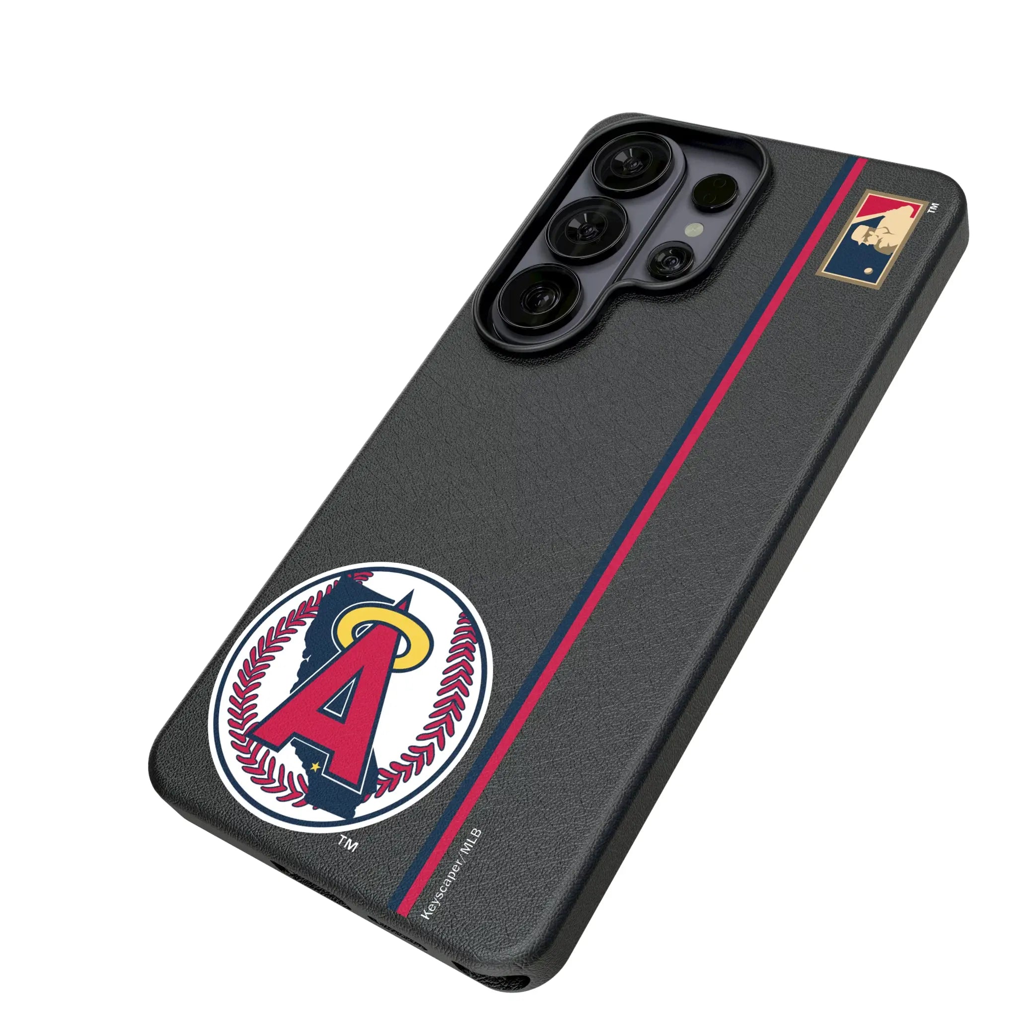 LA Angels 1986-1992 - Cooperstown Collection Sidebar Galaxy MagSafe Compatible Phone Case for Samsung Galaxy - Isometric View#Device_Galaxy S26 Ultra