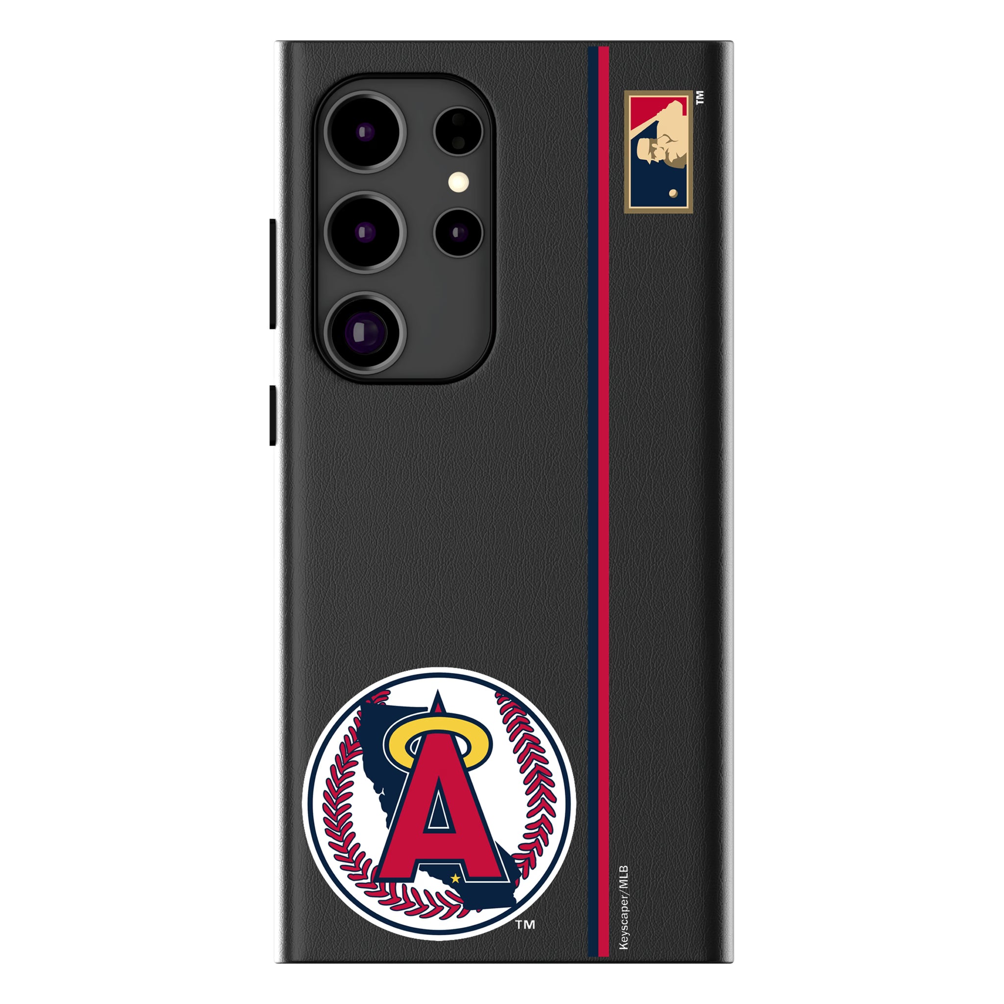 LA Angels 1986-1992 - Cooperstown Collection Sidebar Galaxy MagSafe Compatible Phone Case for Samsung Galaxy
