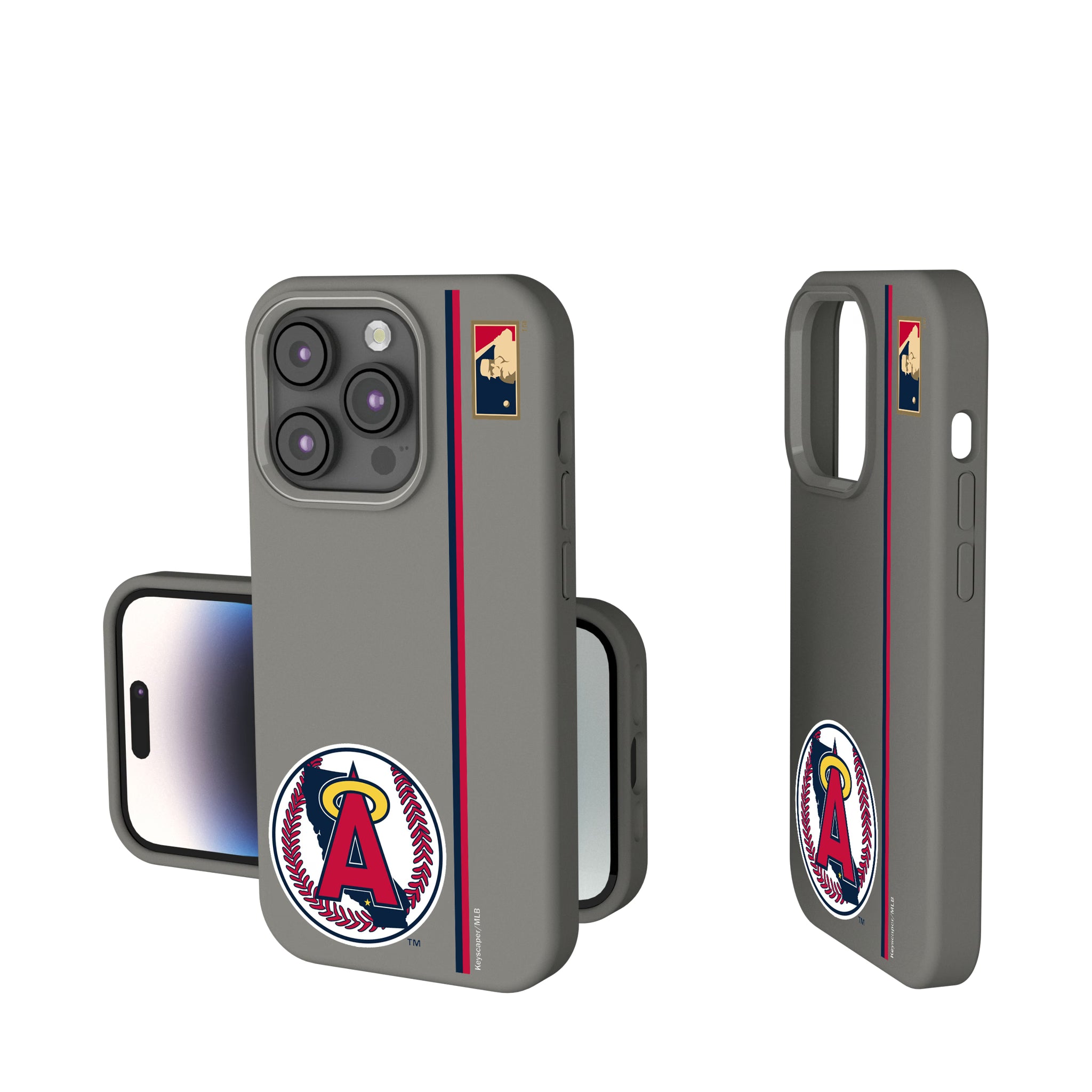 LA Angels 1986-1992 - Cooperstown Collection Sidebar iPhone Soft Touch Phone Case for Apple iPhone