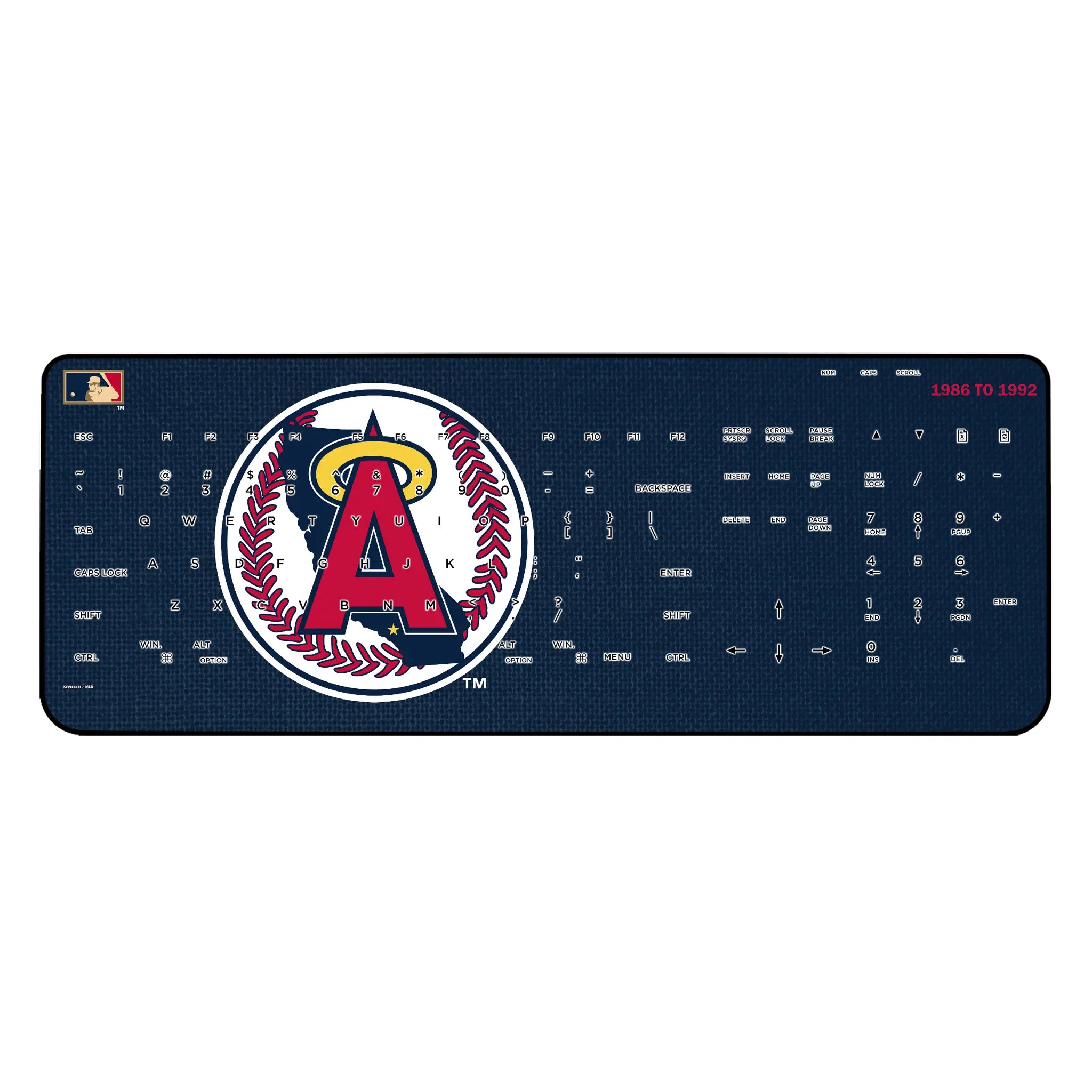 LA Angels 1986-1992 - Cooperstown Collection Solid Wireless USB Keyboard