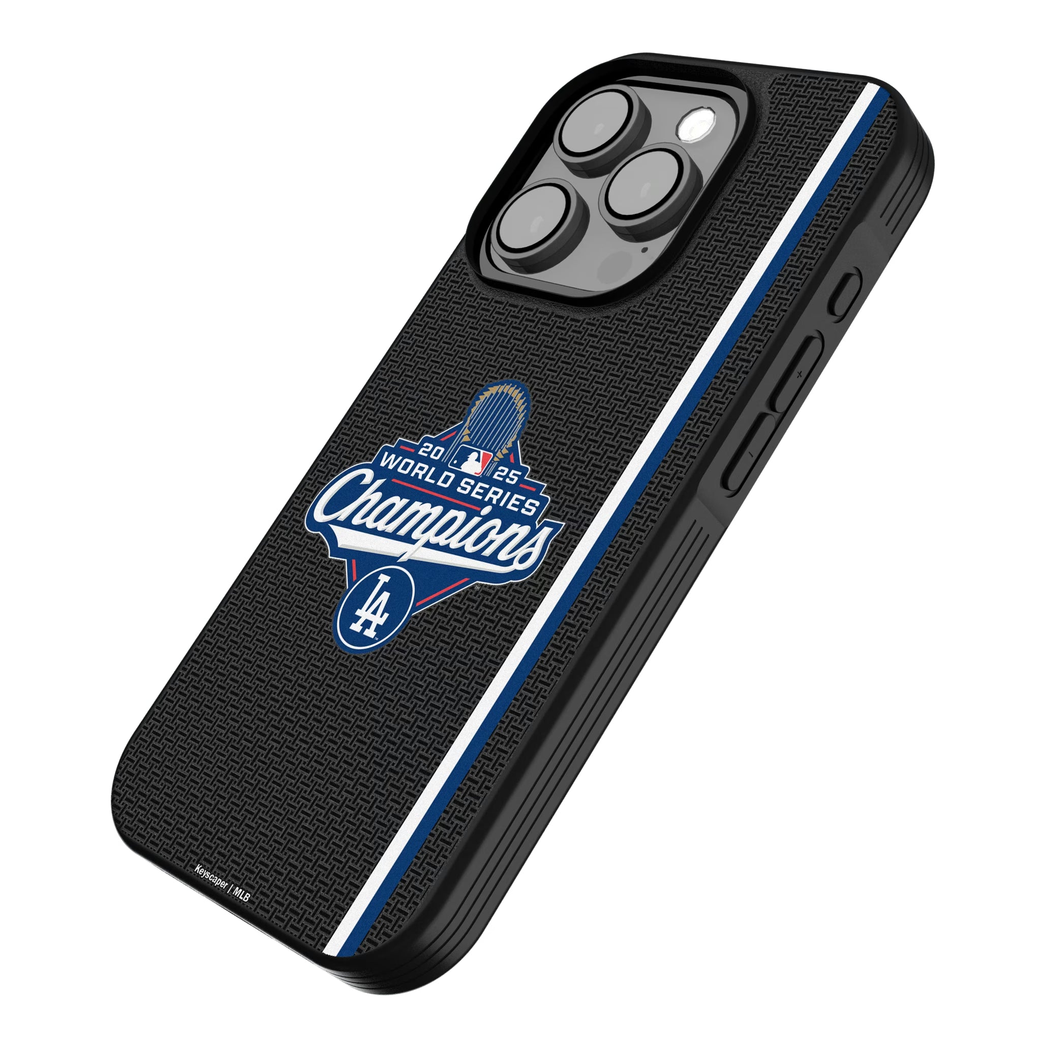 LA Dodgers 2025 MLB World Series iPhone Bump Phone Case for Apple iPhone - Isometric View