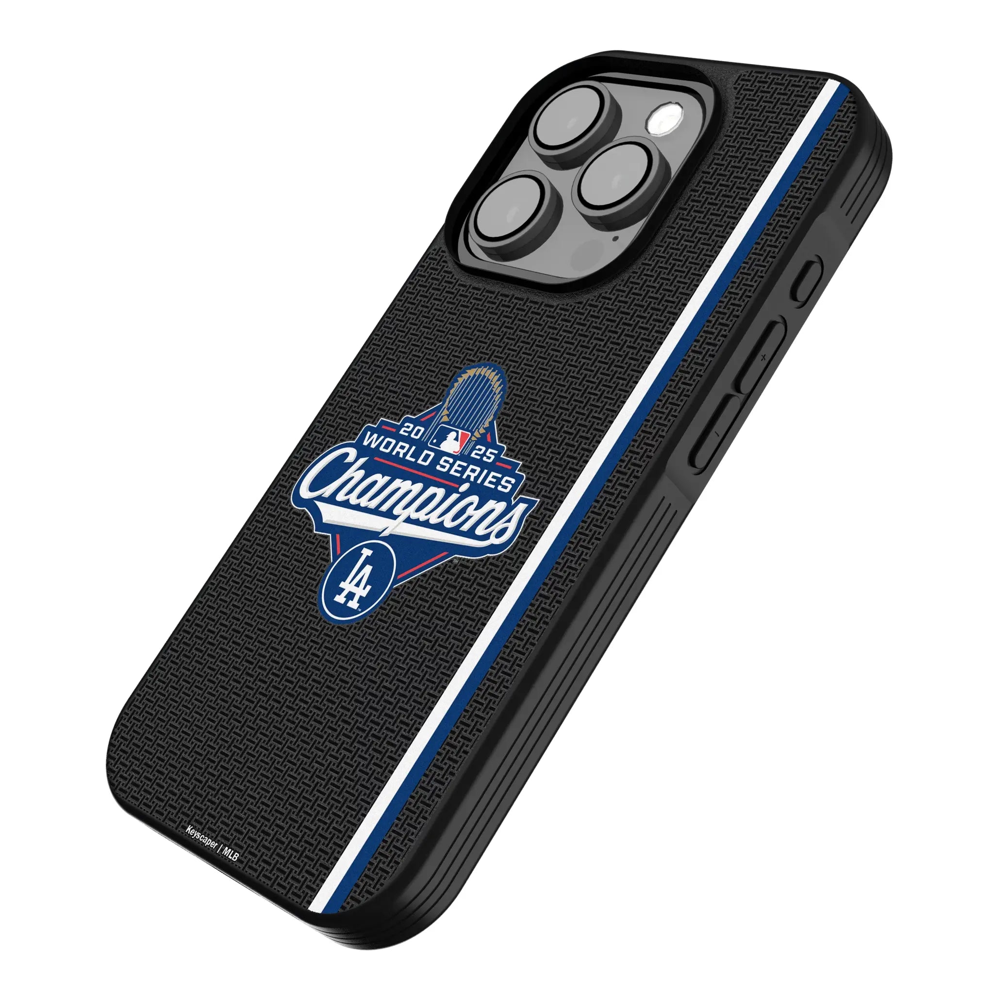 LA Dodgers 2025 MLB World Series iPhone Bump Phone Case for Apple iPhone - Isometric View