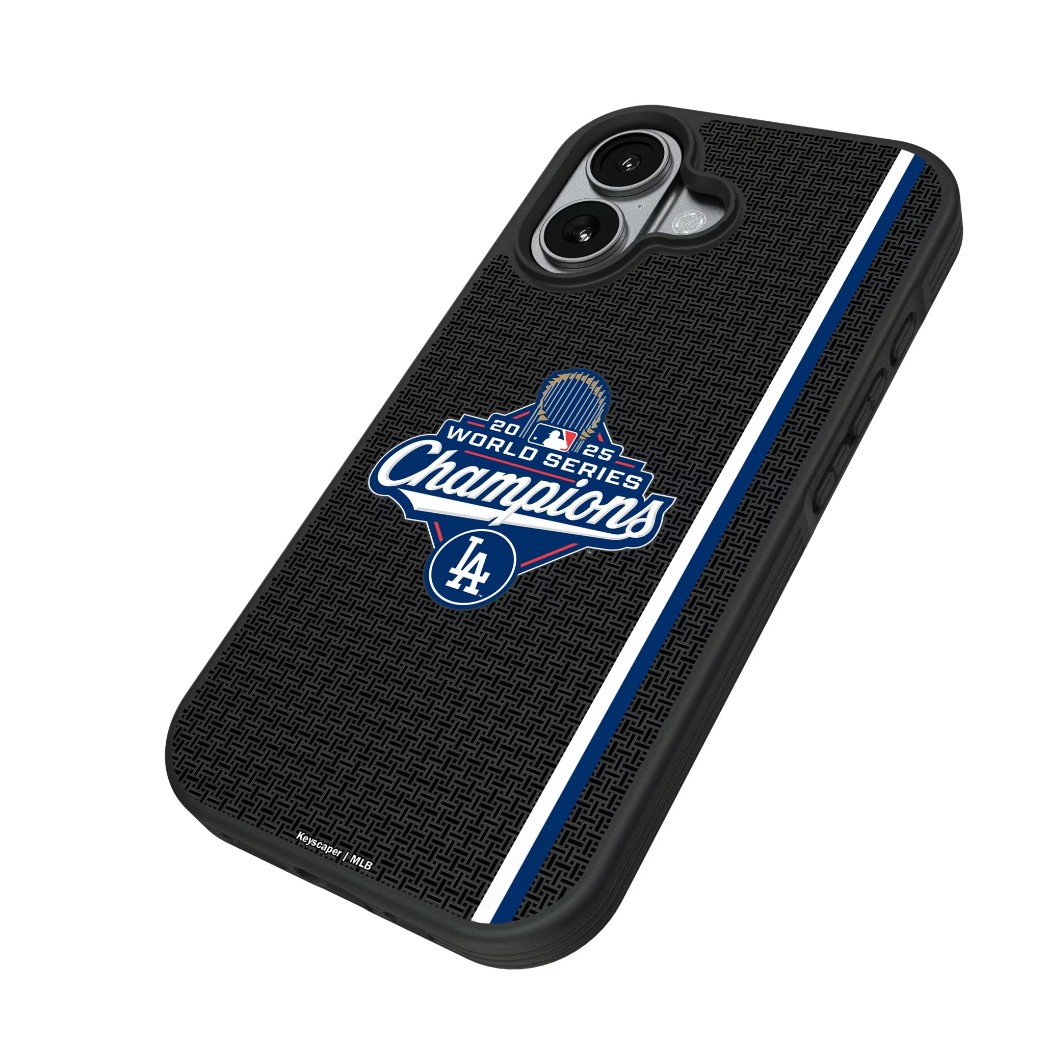 LA Dodgers 2025 MLB World Series iPhone Bump Phone Case for Apple iPhone - Isometric View#Device_iPhone 17