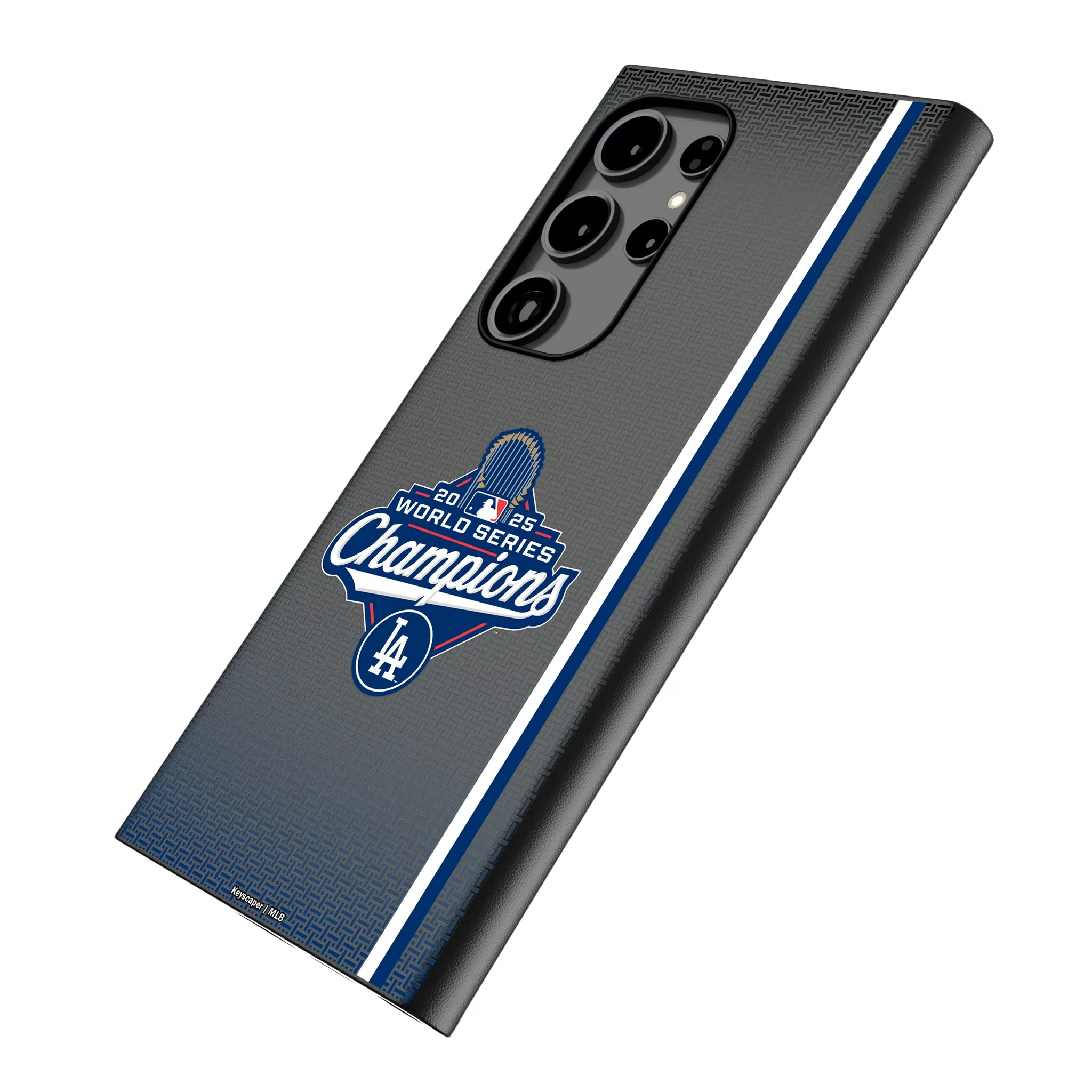 LA Dodgers 2025 MLB World Series Galaxy MagSafe Compatible Phone Case for Samsung Galaxy - Isometric View