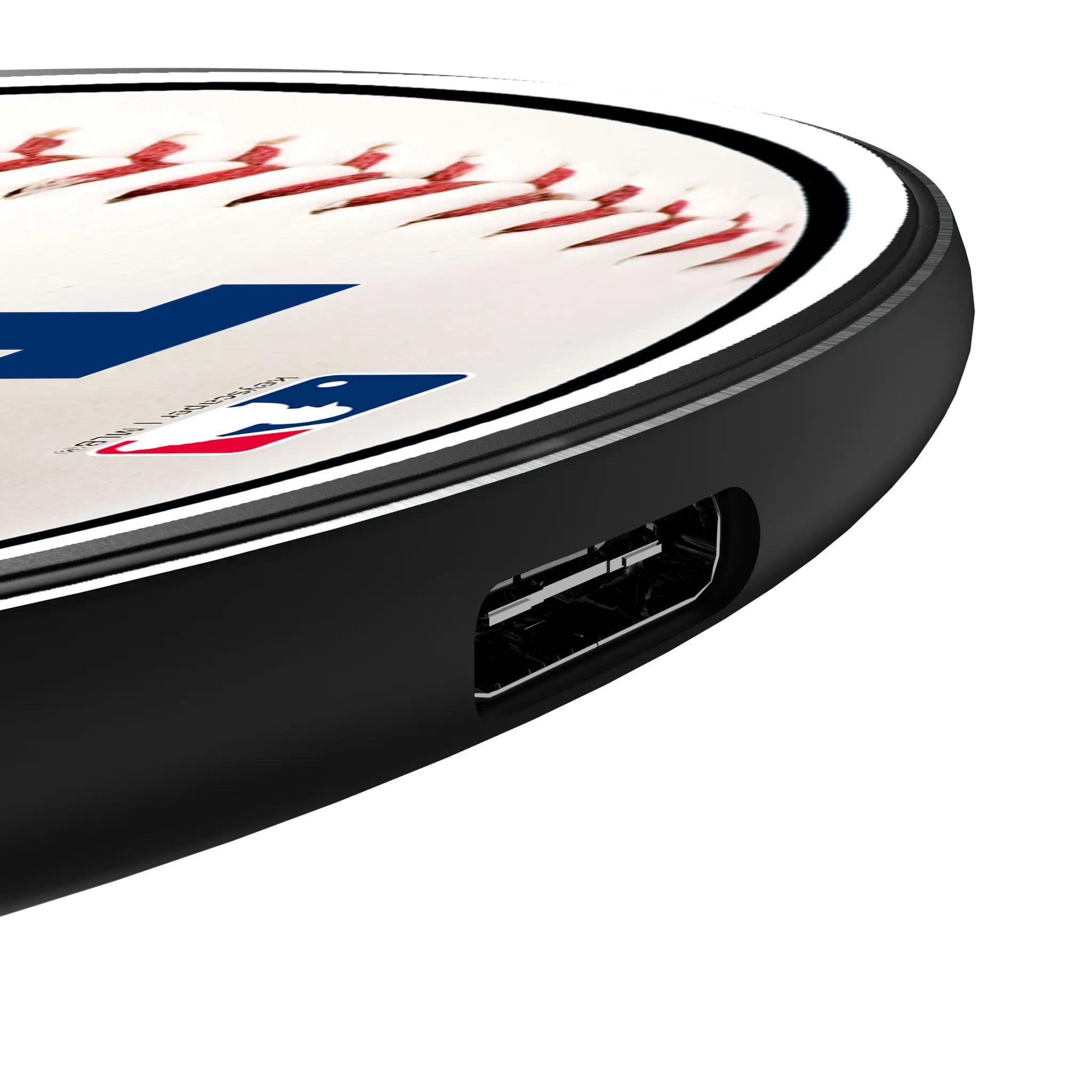 LA Dodgers Baseball 15-Watt Wireless Charger - Detail