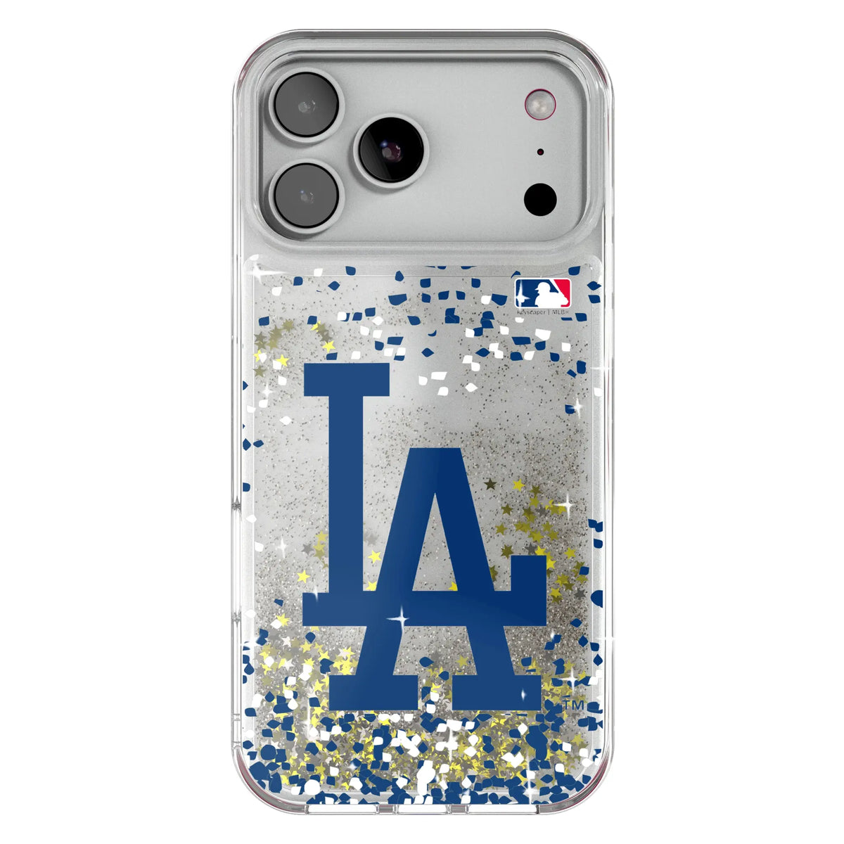 LA Dodgers Confetti Glitter Phone Case for Apple iPhone
