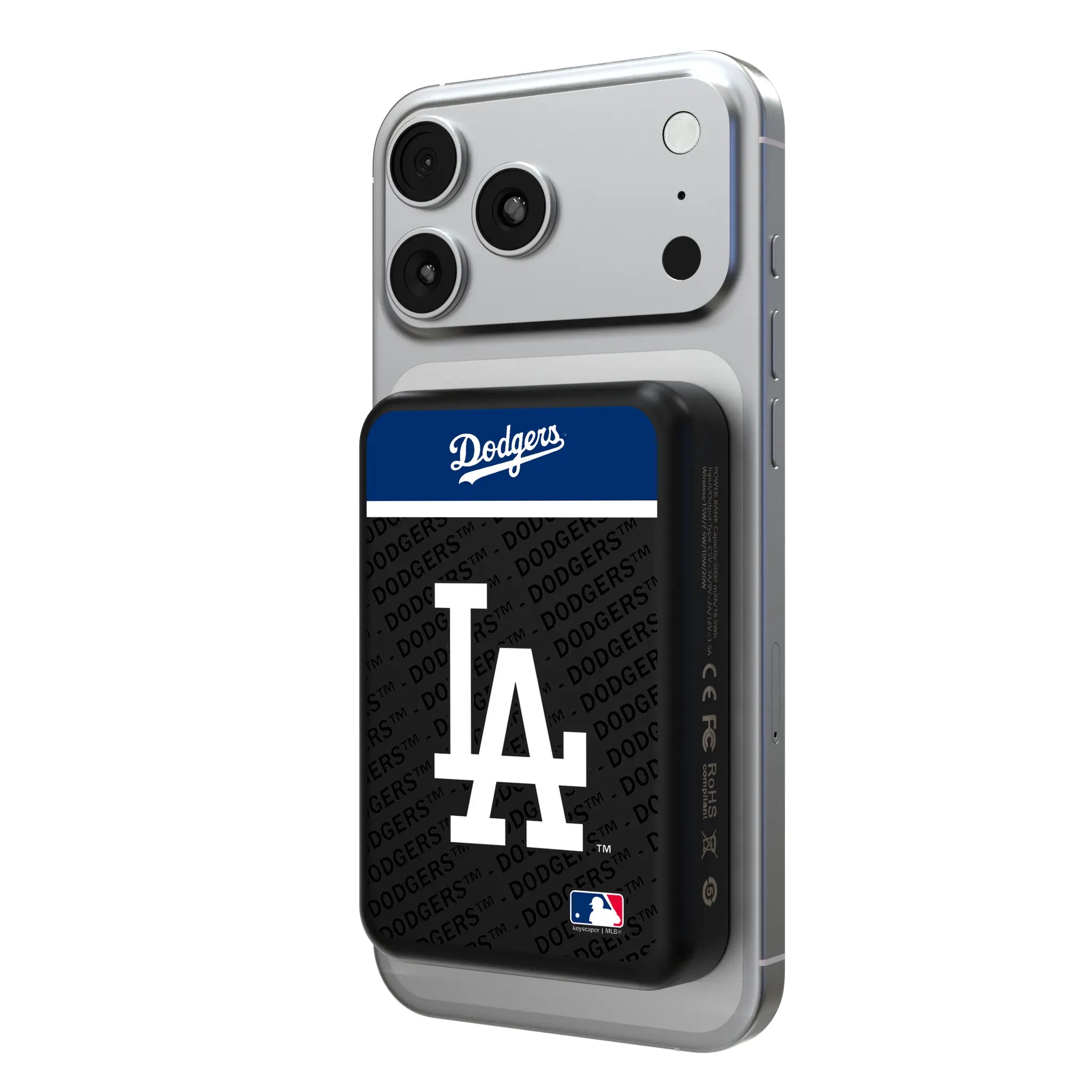 LA Dodgers Endzone Plus Wireless Mag Power Bank