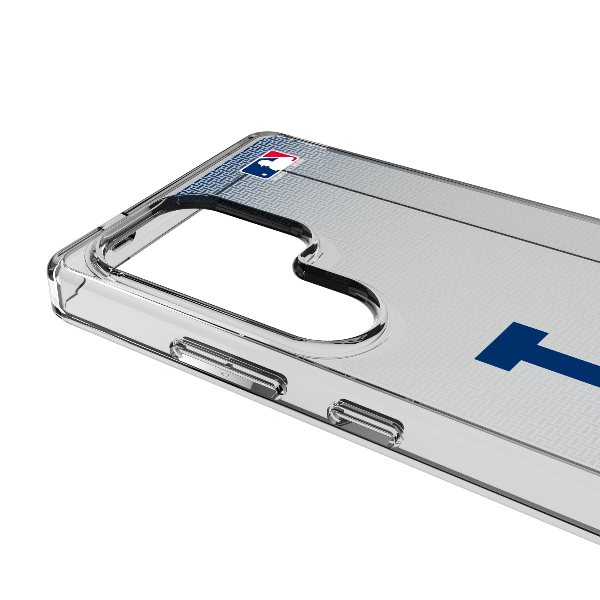 LA Dodgers Linen Galaxy Clear Phone Case for Samsung Galaxy - Detail
