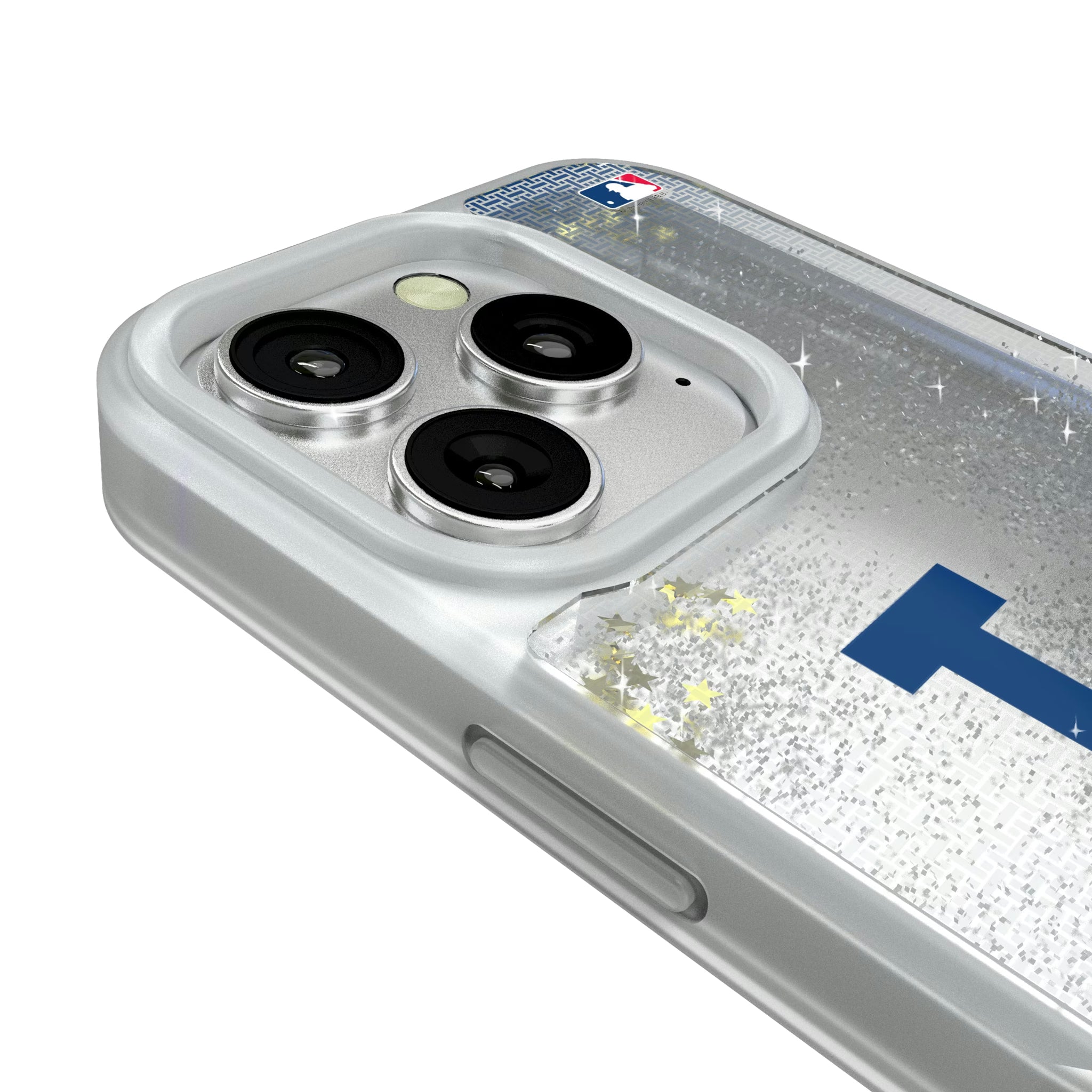 LA Dodgers Linen iPhone Glitter Phone Case for Apple iPhone - Detail#Device_iPhone 16 Pro