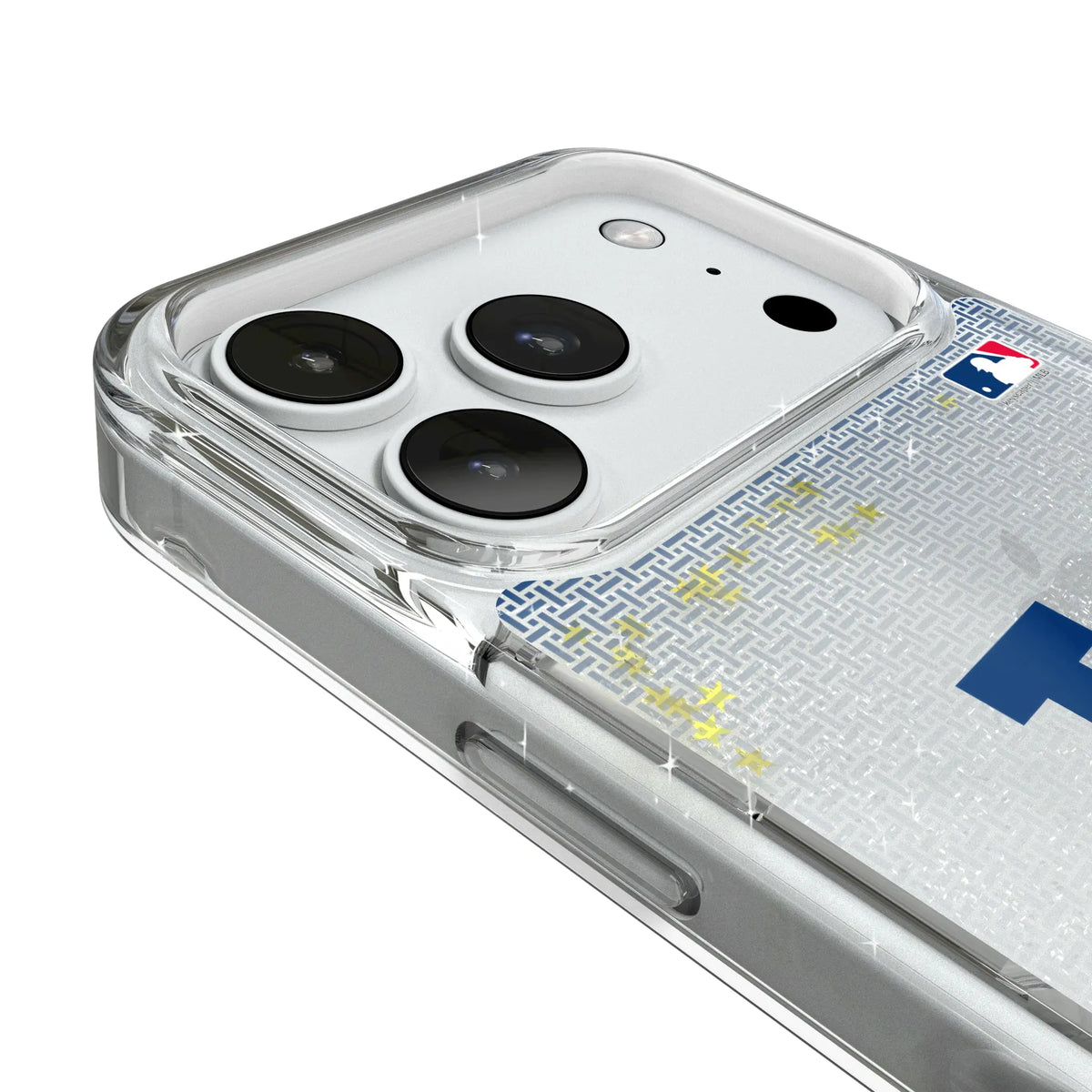 LA Dodgers Linen iPhone Glitter Phone Case for Apple iPhone - Detail#Device_iPhone 18 Pro