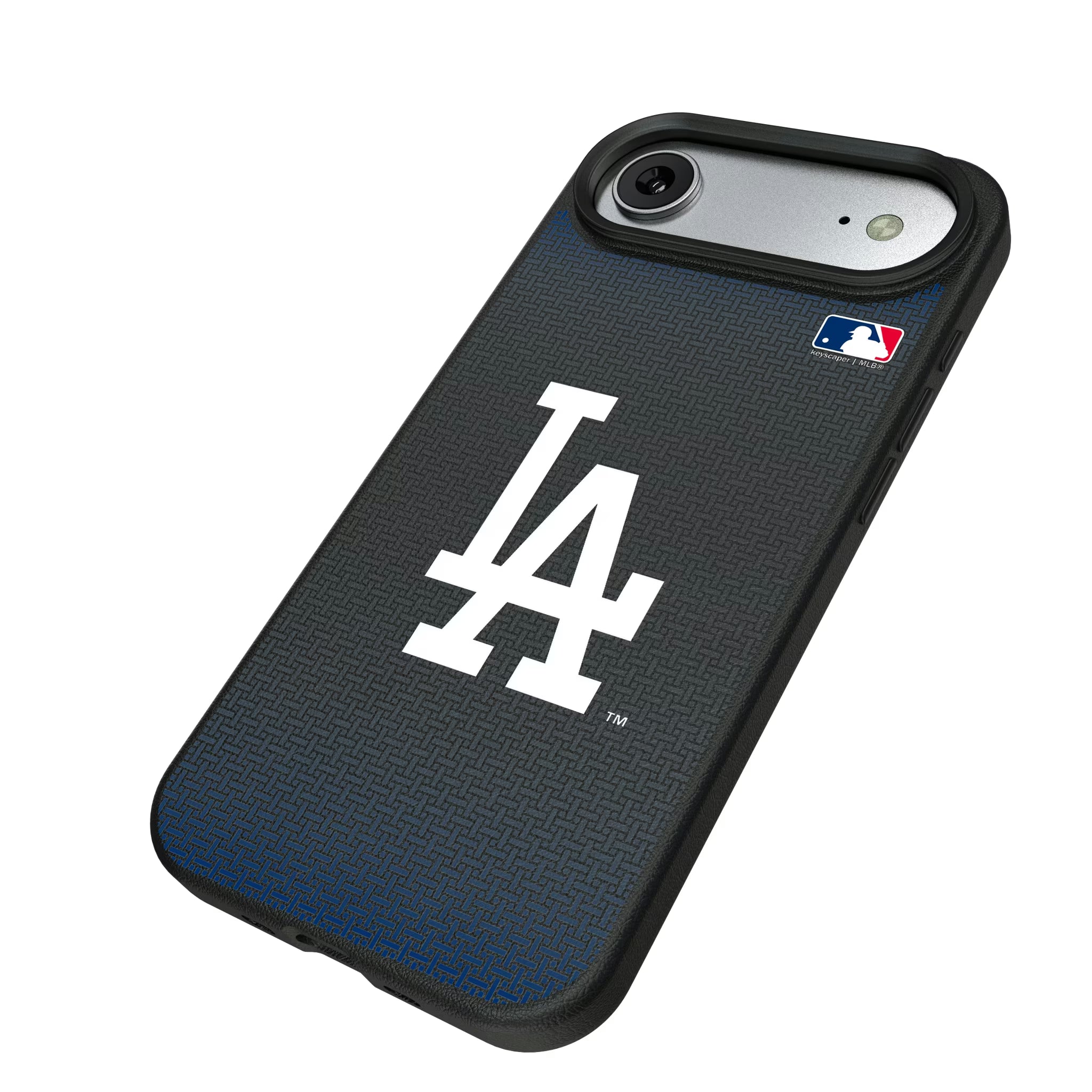 LA Dodgers Linen iPhone MagSafe Compatible Phone Case for Apple iPhone - Isometric View#Device_iPhone Air