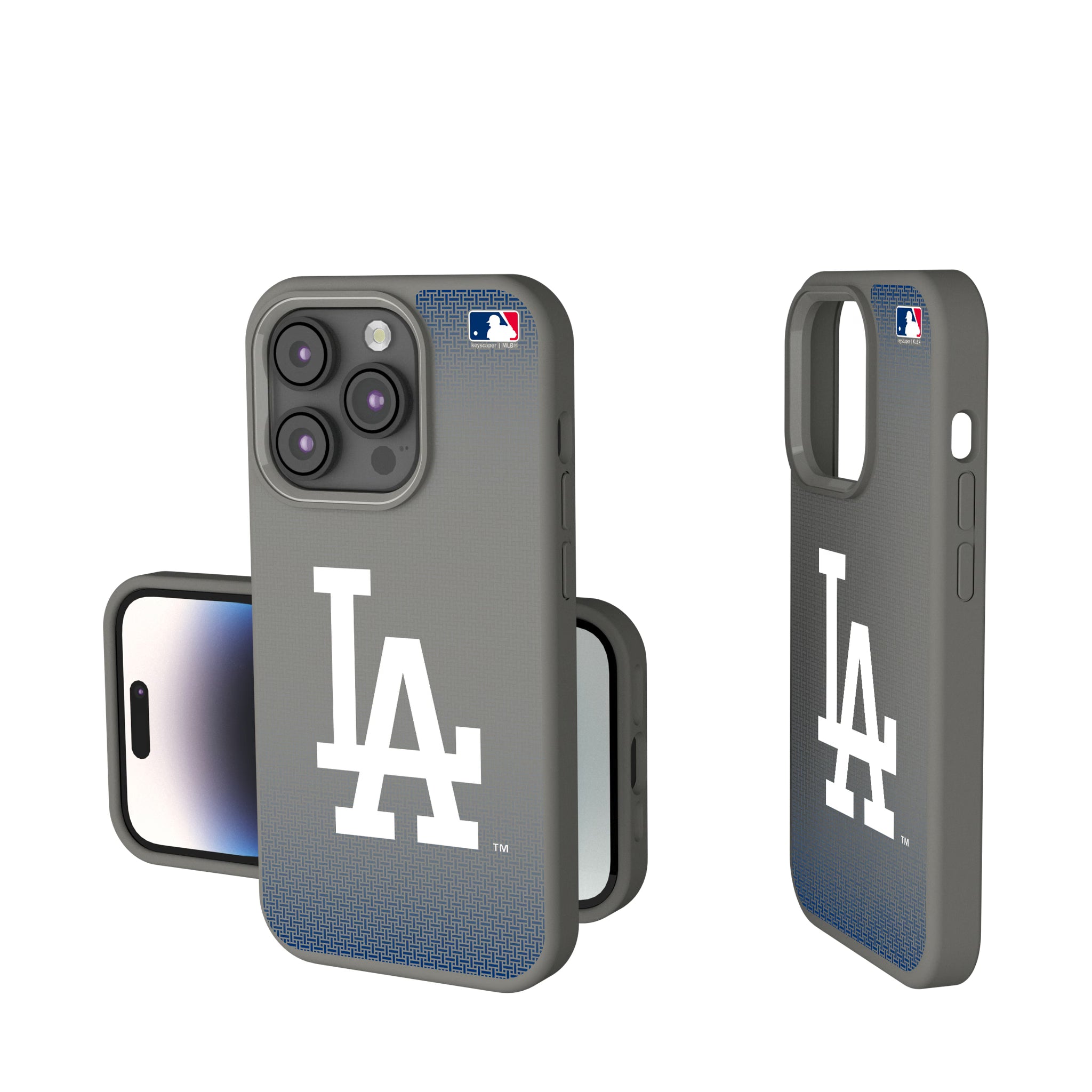 LA Dodgers Linen iPhone Soft Touch Phone Case for Apple iPhone