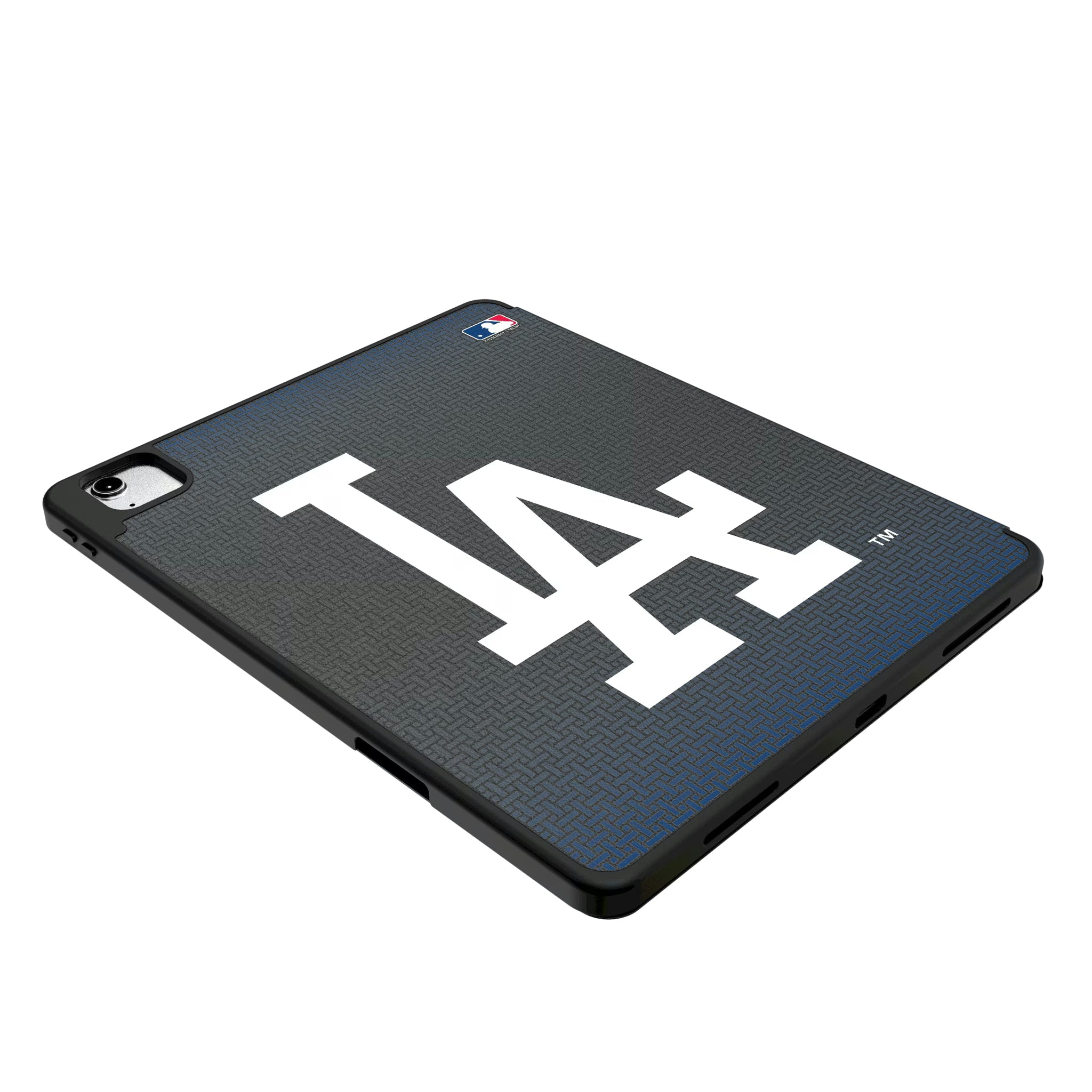 LA Dodgers Linen iPad Tablet Case for Apple iPad - Isometric View