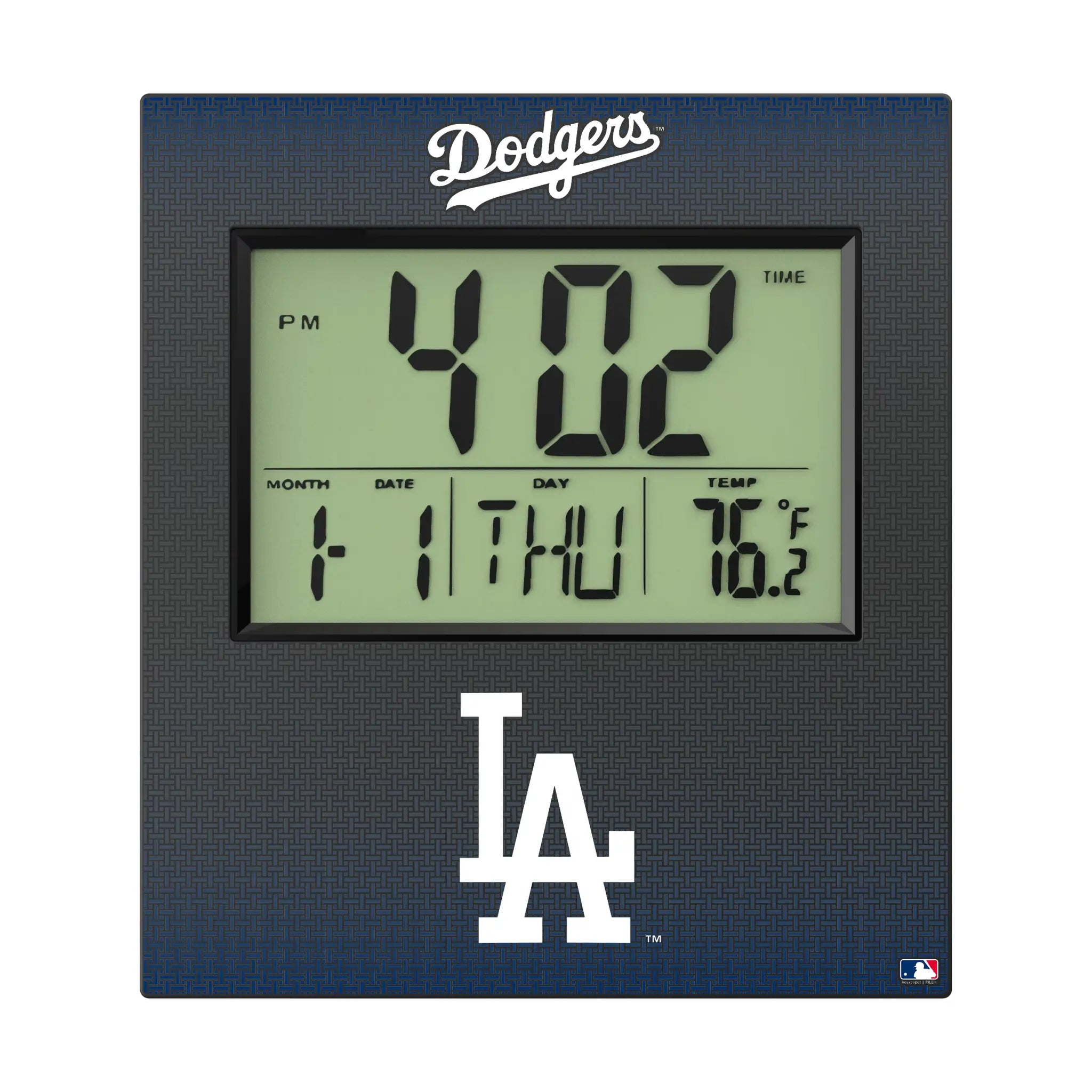 LA Dodgers Linen Wall Clock