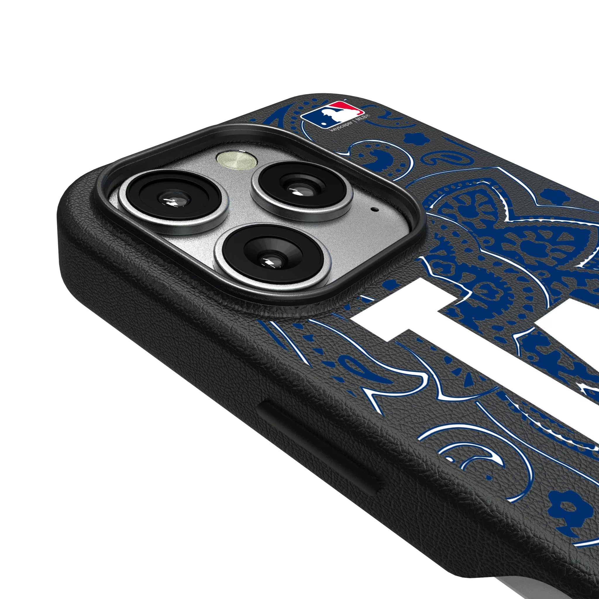LA Dodgers Paisley iPhone MagSafe Compatible Phone Case for Apple iPhone - Detail