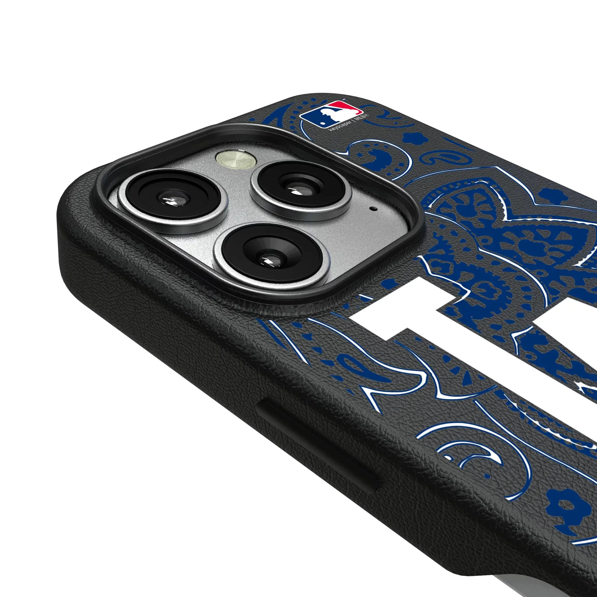 LA Dodgers Paisley iPhone MagSafe Compatible Phone Case for Apple iPhone - Detail
