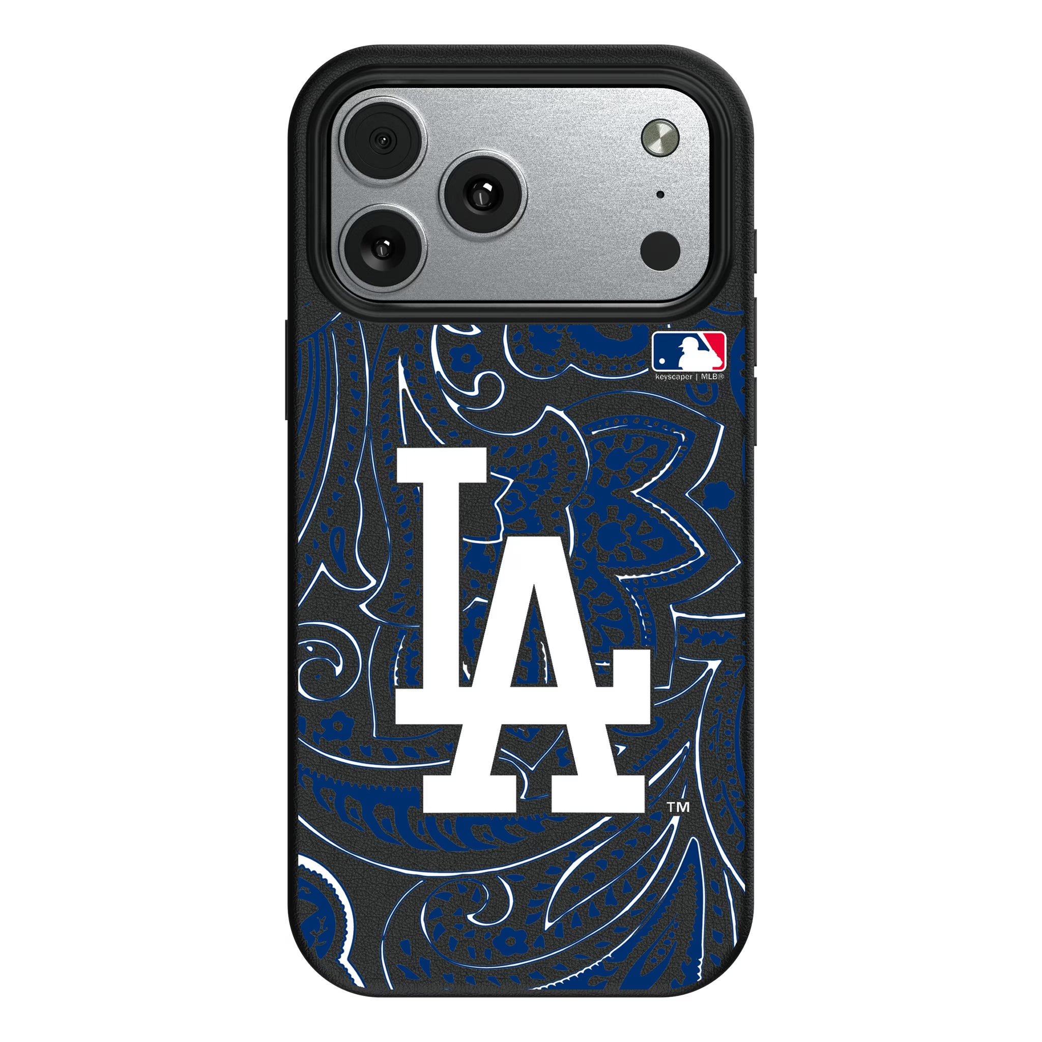 LA Dodgers Paisley iPhone MagSafe Compatible Phone Case for Apple iPhone#Device_iPhone 17 Pro Max