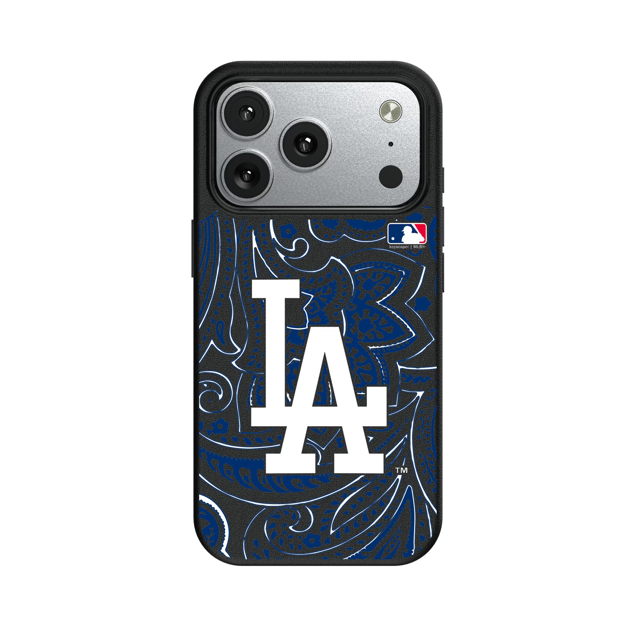 LA Dodgers Paisley iPhone MagSafe Compatible Phone Case for Apple iPhone#Device_iPhone 17 Pro