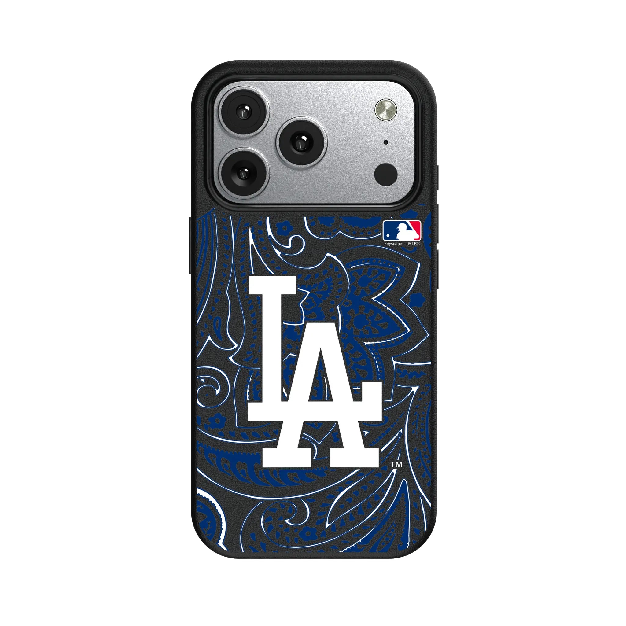 LA Dodgers Paisley iPhone MagSafe Compatible Phone Case for Apple iPhone#Device_iPhone 17 Pro
