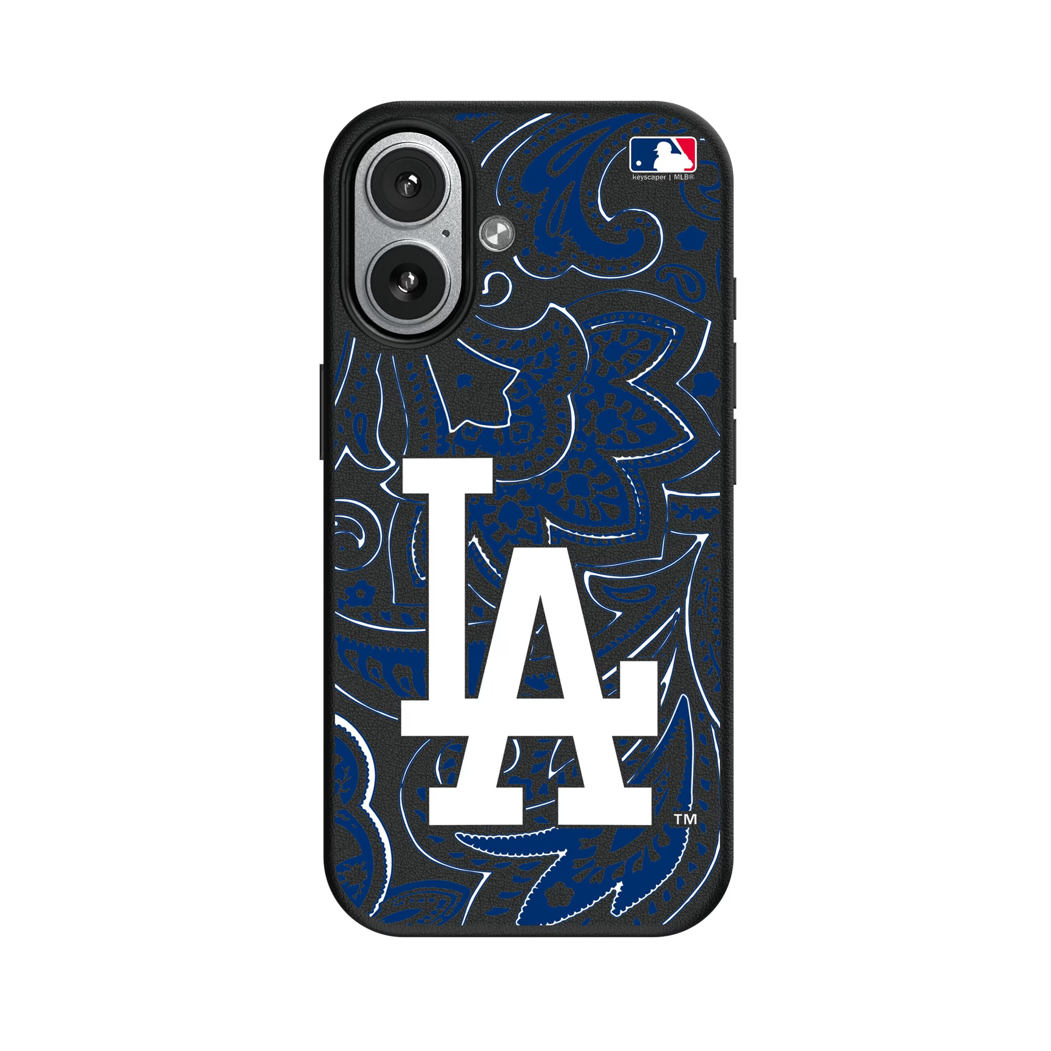LA Dodgers Paisley iPhone MagSafe Compatible Phone Case for Apple iPhone#Device_iPhone 17