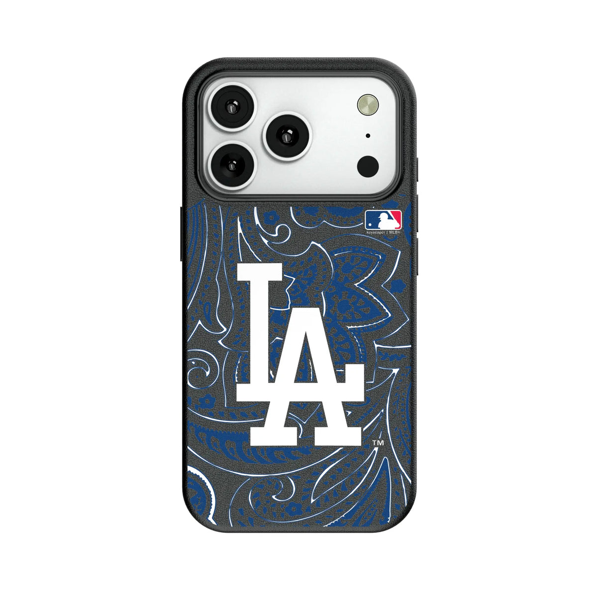 LA Dodgers Paisley MagSafe Compatible Phone Case for Apple iPhone