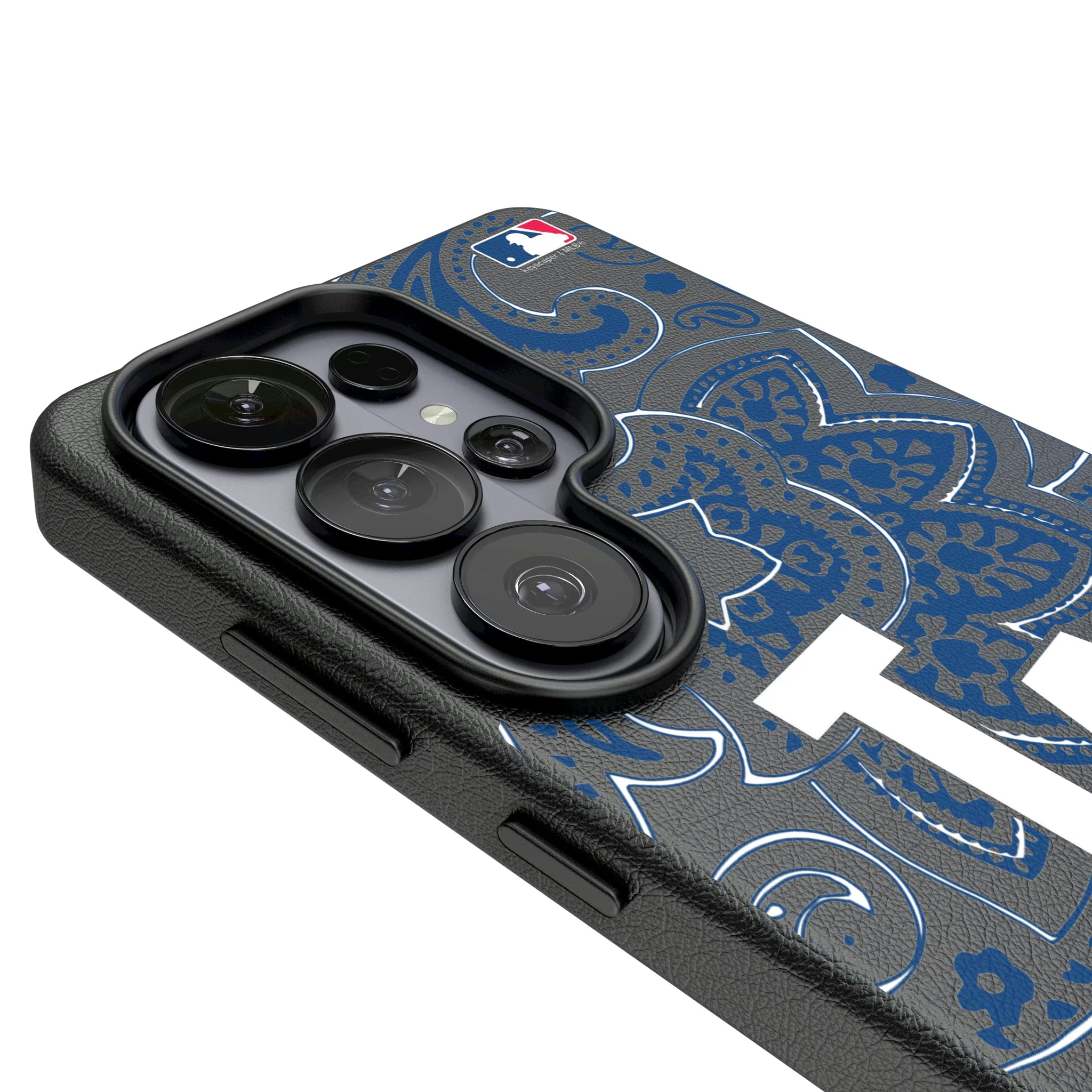 LA Dodgers Paisley Galaxy MagSafe Compatible Phone Case for Samsung Galaxy - Detail