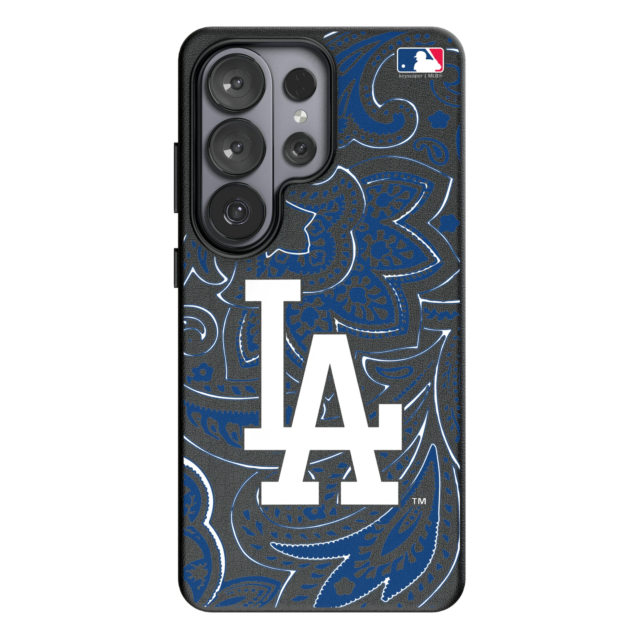 LA Dodgers Paisley Galaxy MagSafe Compatible Phone Case for Samsung Galaxy