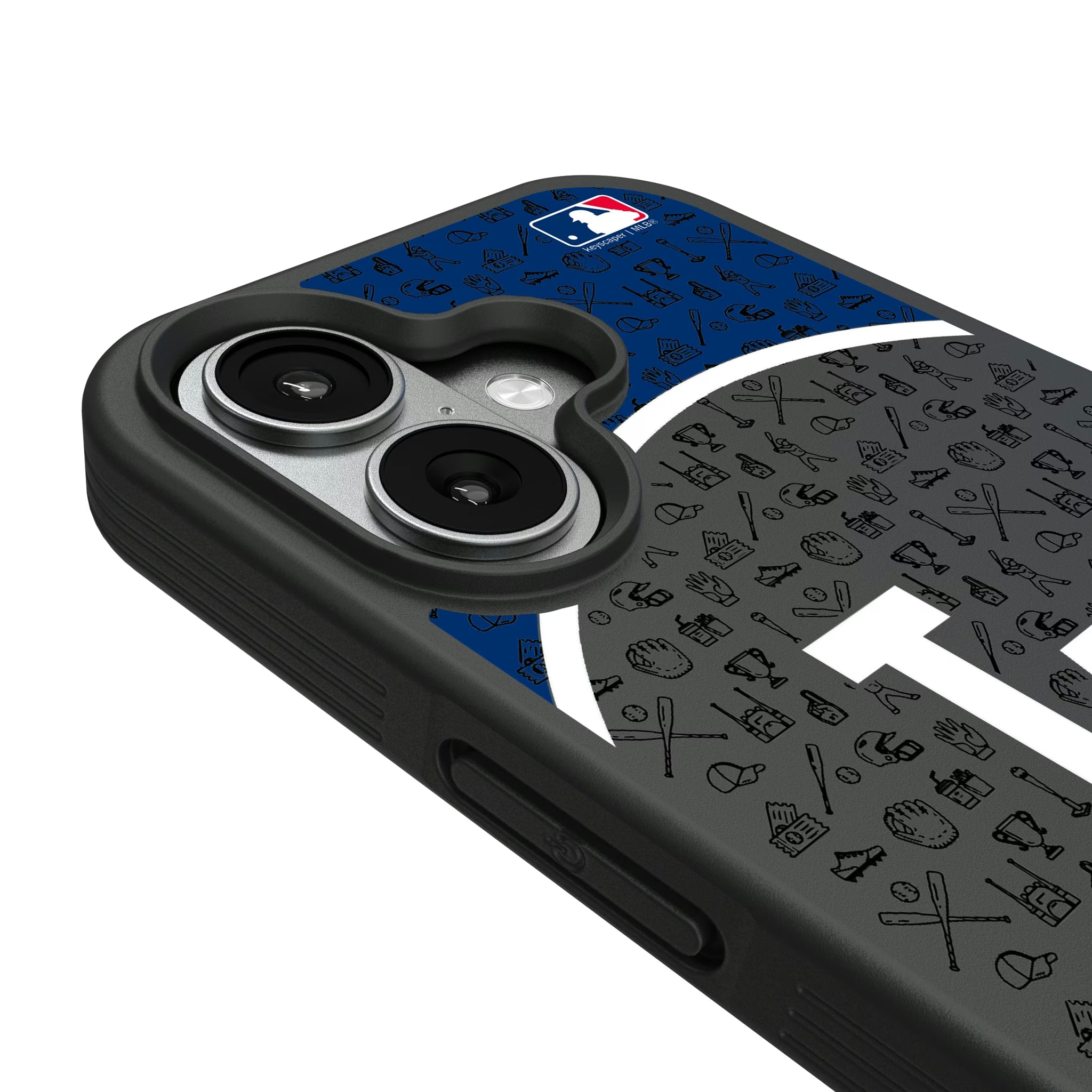 LA Dodgers Personalized Circle iPhone Bump Phone Case for Apple iPhone - Detail#Device_iPhone 17