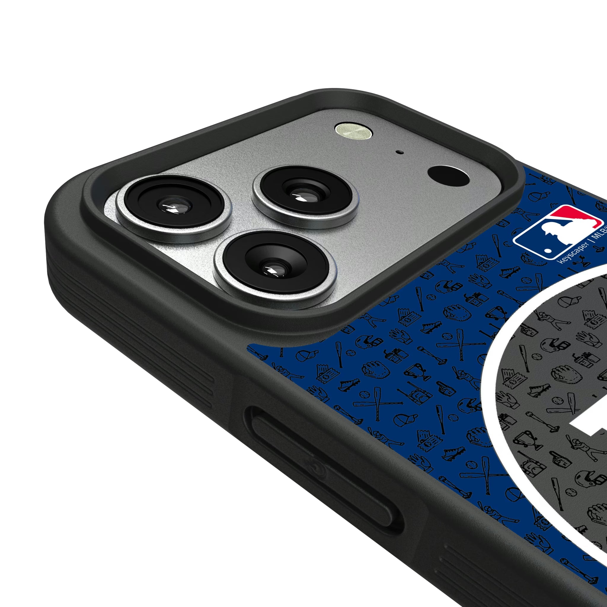 LA Dodgers Personalized Circle iPhone Bump Phone Case for Apple iPhone - Detail#Device_iPhone 17 Pro