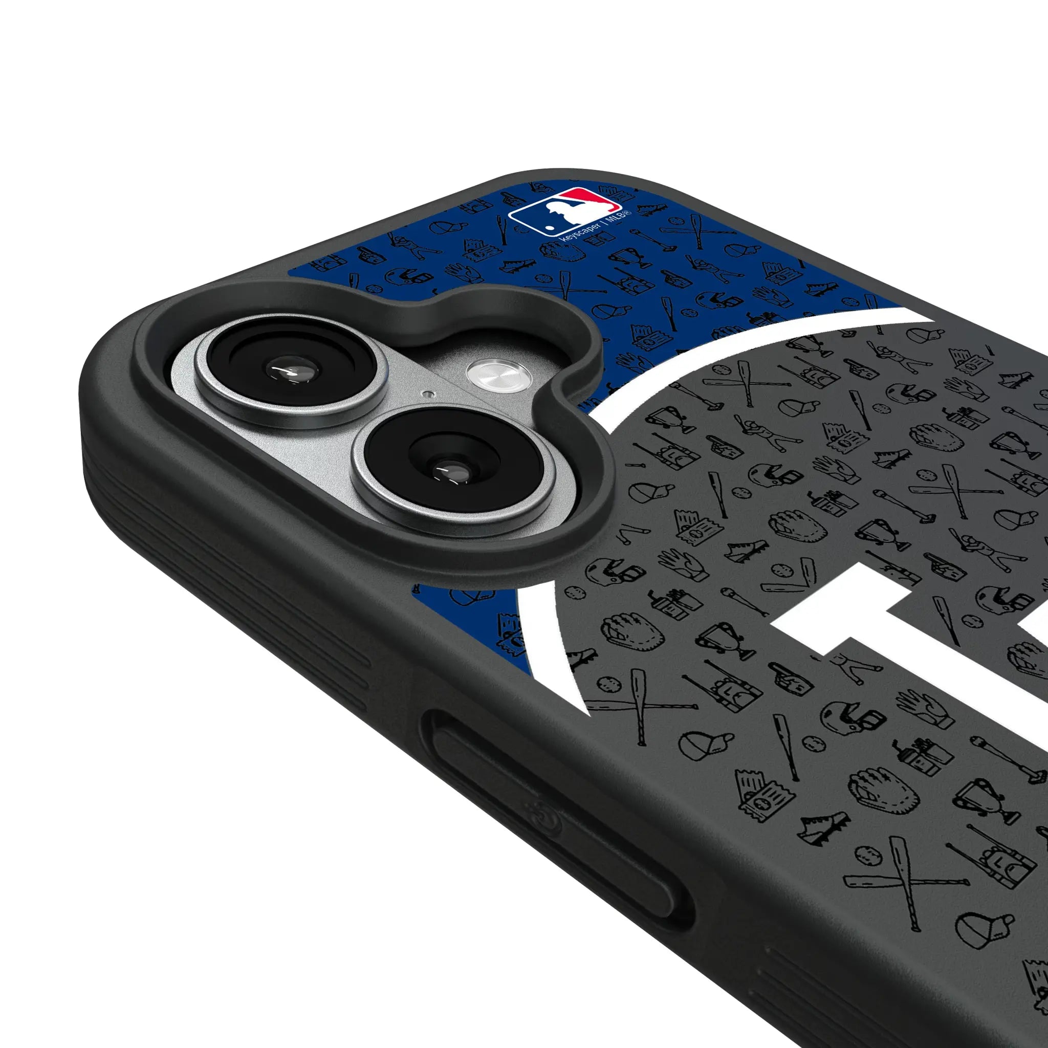 LA Dodgers Personalized Circle iPhone Bump Phone Case for Apple iPhone - Detail#Device_iPhone 17