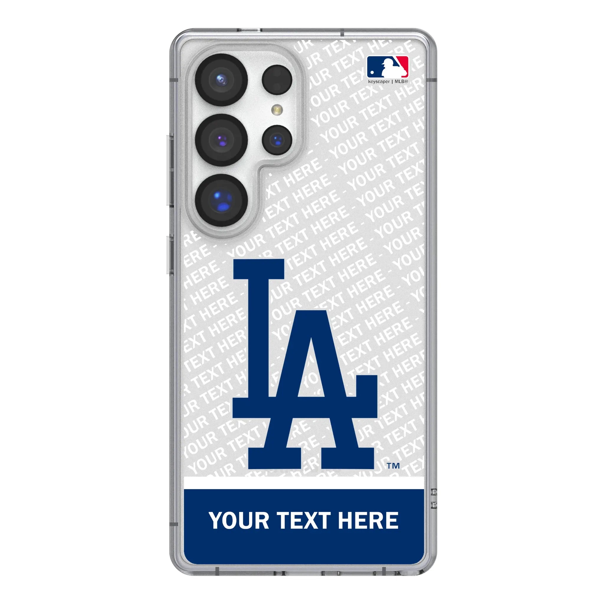 LA Dodgers Personalized EndZone Plus Galaxy Clear Phone Case for Samsung Galaxy#Device_Galaxy S25 Ultra
