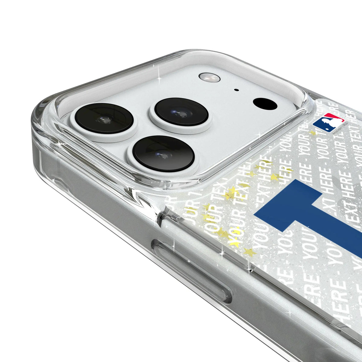 LA Dodgers Personalized EndZone Plus iPhone Glitter Phone Case for Apple iPhone - Detail#Device_iPhone 18 Pro