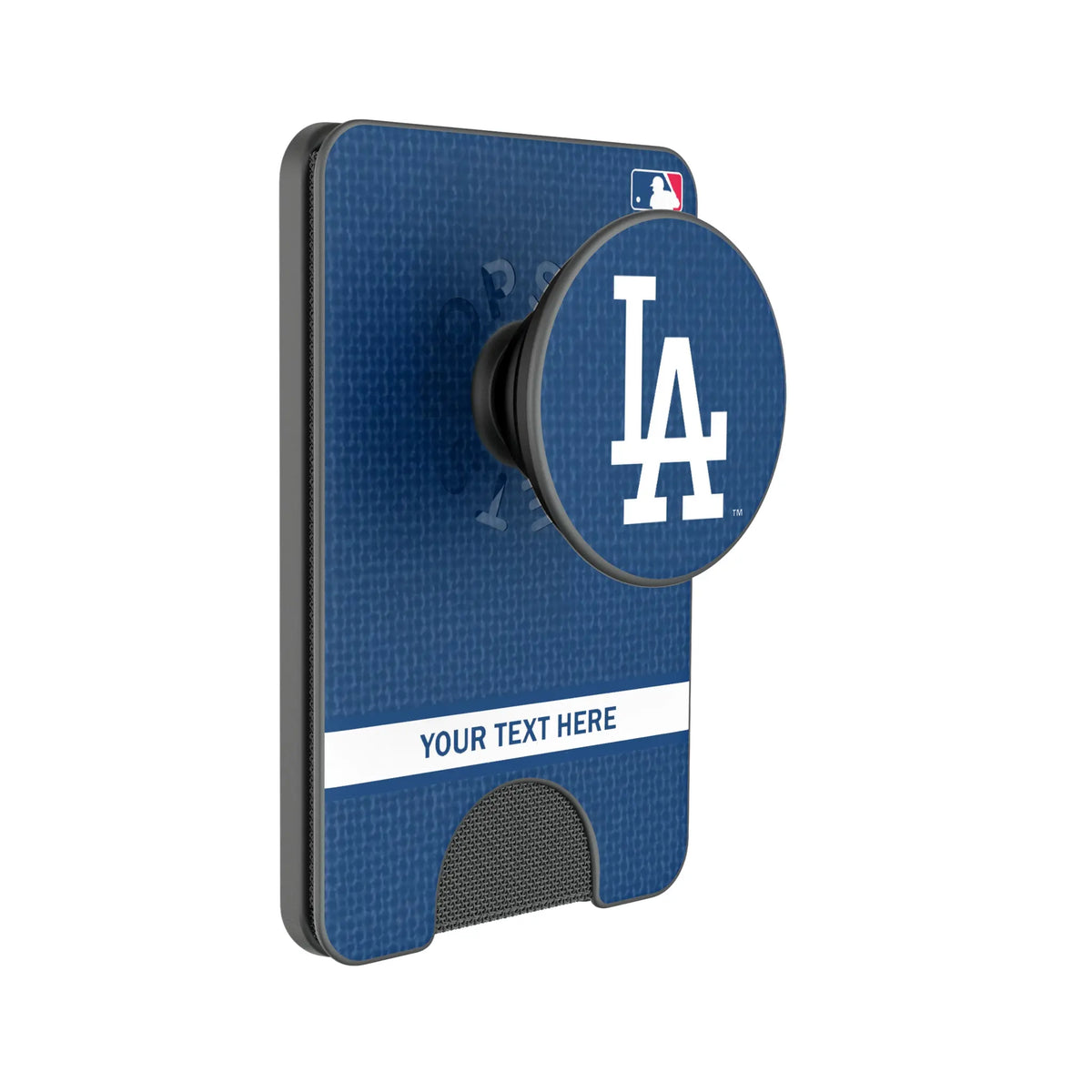 LA Dodgers Personalized Endzone Solid Popsockets Wallet Magnetic