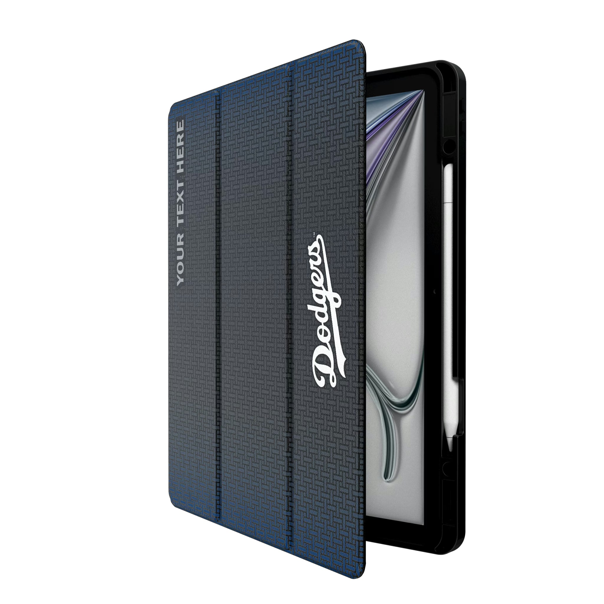 LA Dodgers Personalized Linen iPad Tablet Case for Apple iPad