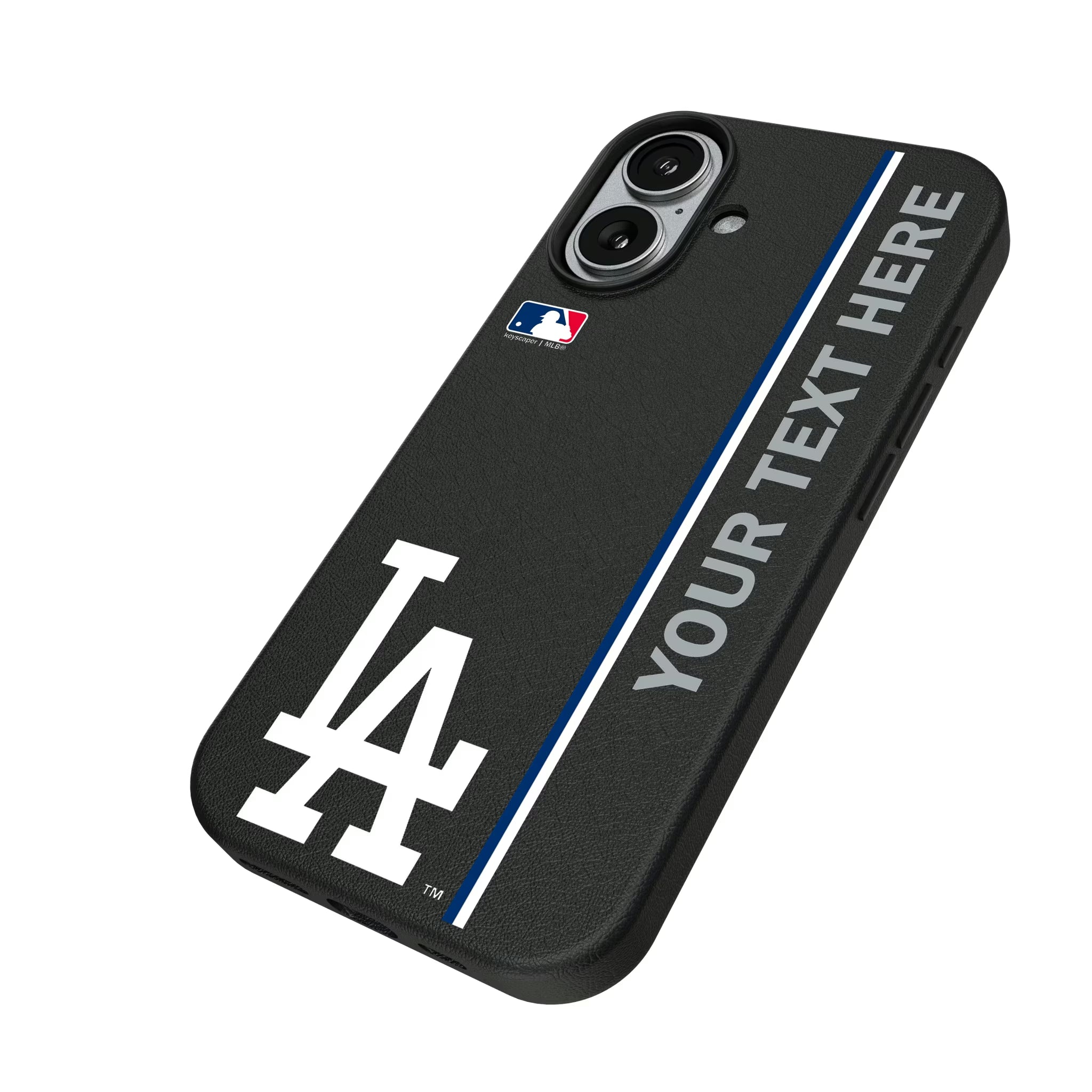 LA Dodgers Personalized Sidebard iPhone MagSafe Compatible Phone Case for Apple iPhone - Isometric View#Device_iPhone 17