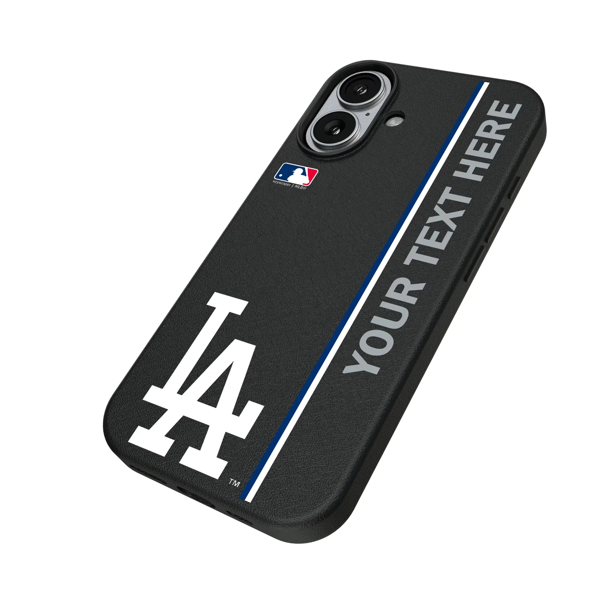 LA Dodgers Personalized Sidebard iPhone MagSafe Compatible Phone Case for Apple iPhone - Isometric View#Device_iPhone 17