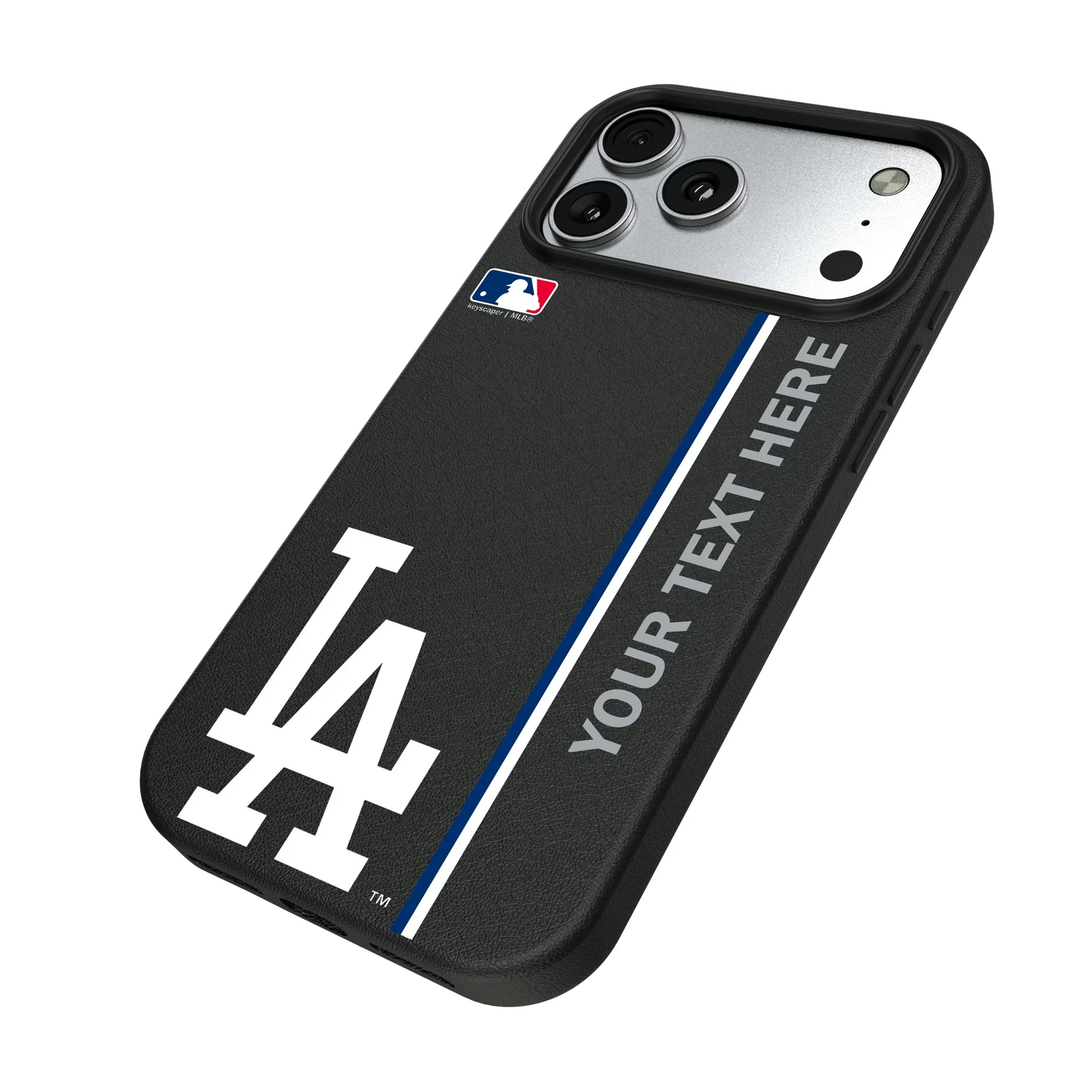 LA Dodgers Personalized Sidebard iPhone MagSafe Compatible Phone Case for Apple iPhone - Isometric View#Device_iPhone 17 Pro Max