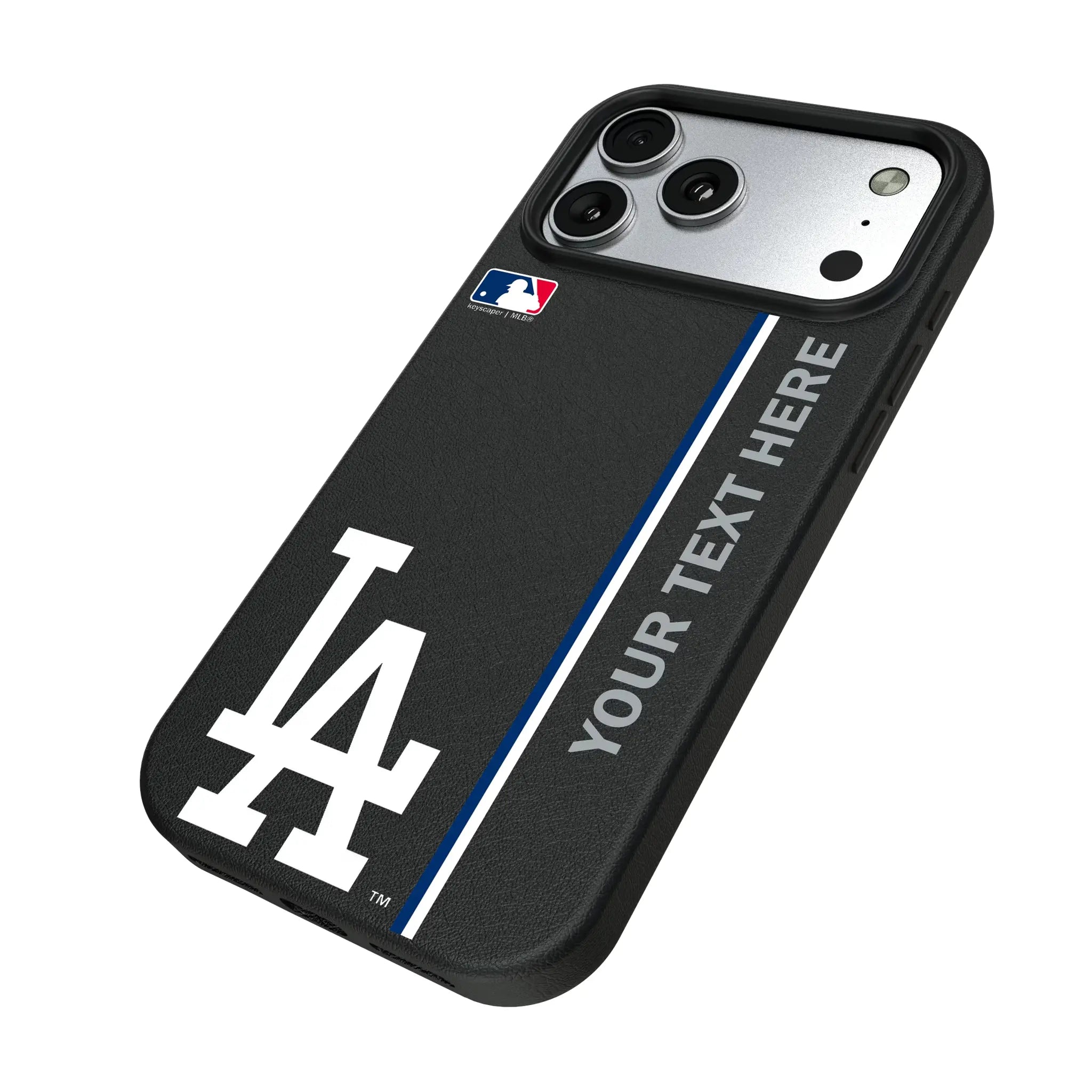 LA Dodgers Personalized Sidebard iPhone MagSafe Compatible Phone Case for Apple iPhone - Isometric View#Device_iPhone 17 Pro Max