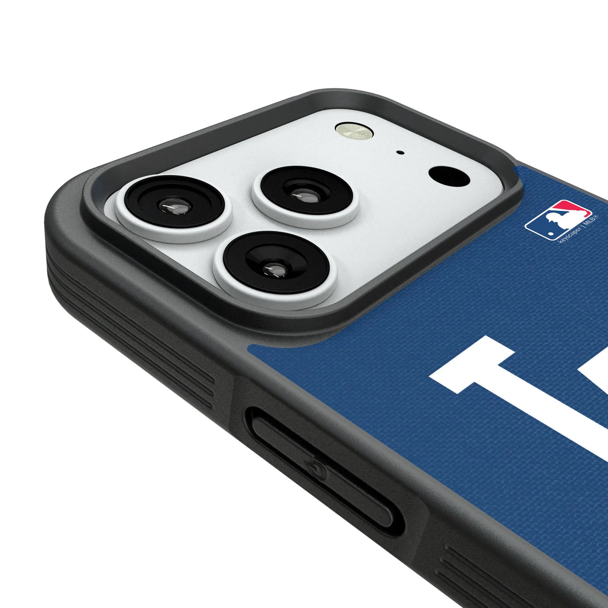 LA Dodgers Personalized Stripe iPhone Bump Phone Case for Apple iPhone - Detail#Device_iPhone 18 Pro