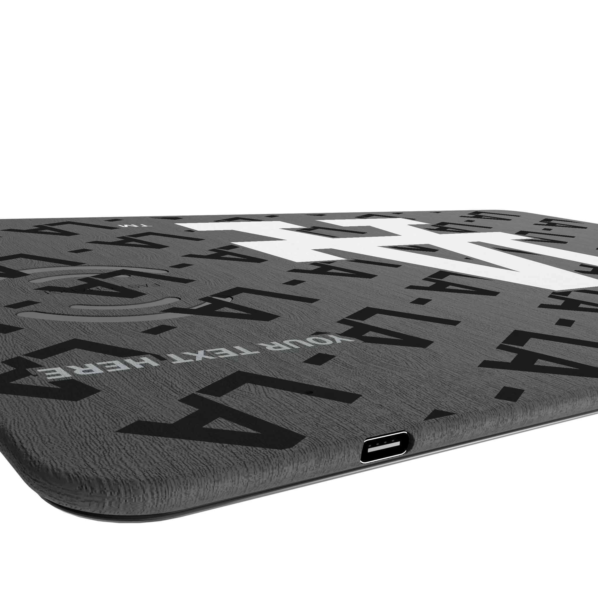 LA Dodgers Personalized Tilt 15-Watt Wireless Charger and Mouse Pad