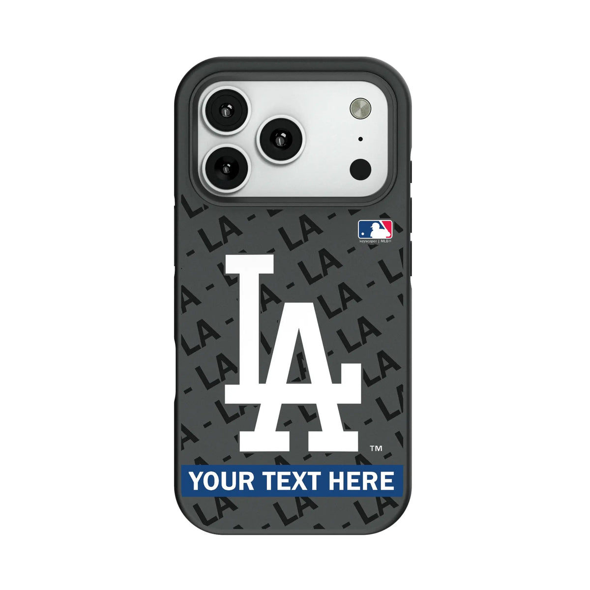 LA Dodgers Personalized Tilt Bump Phone Case for Apple iPhone