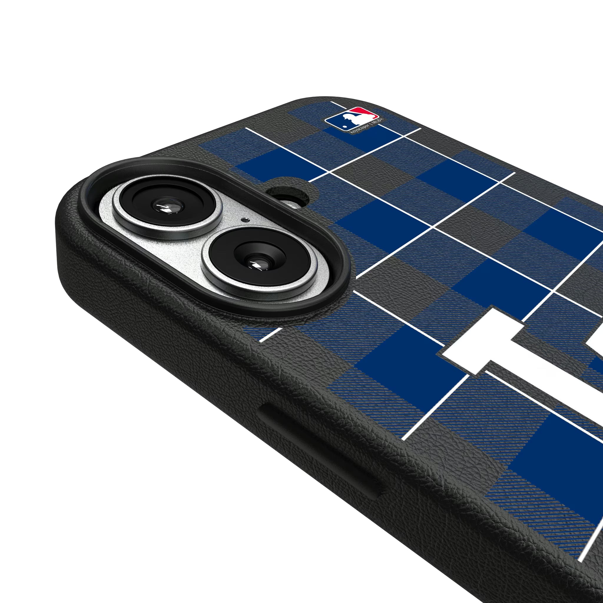 LA Dodgers Plaid iPhone MagSafe Compatible Phone Case for Apple iPhone - Detail#Device_iPhone 17