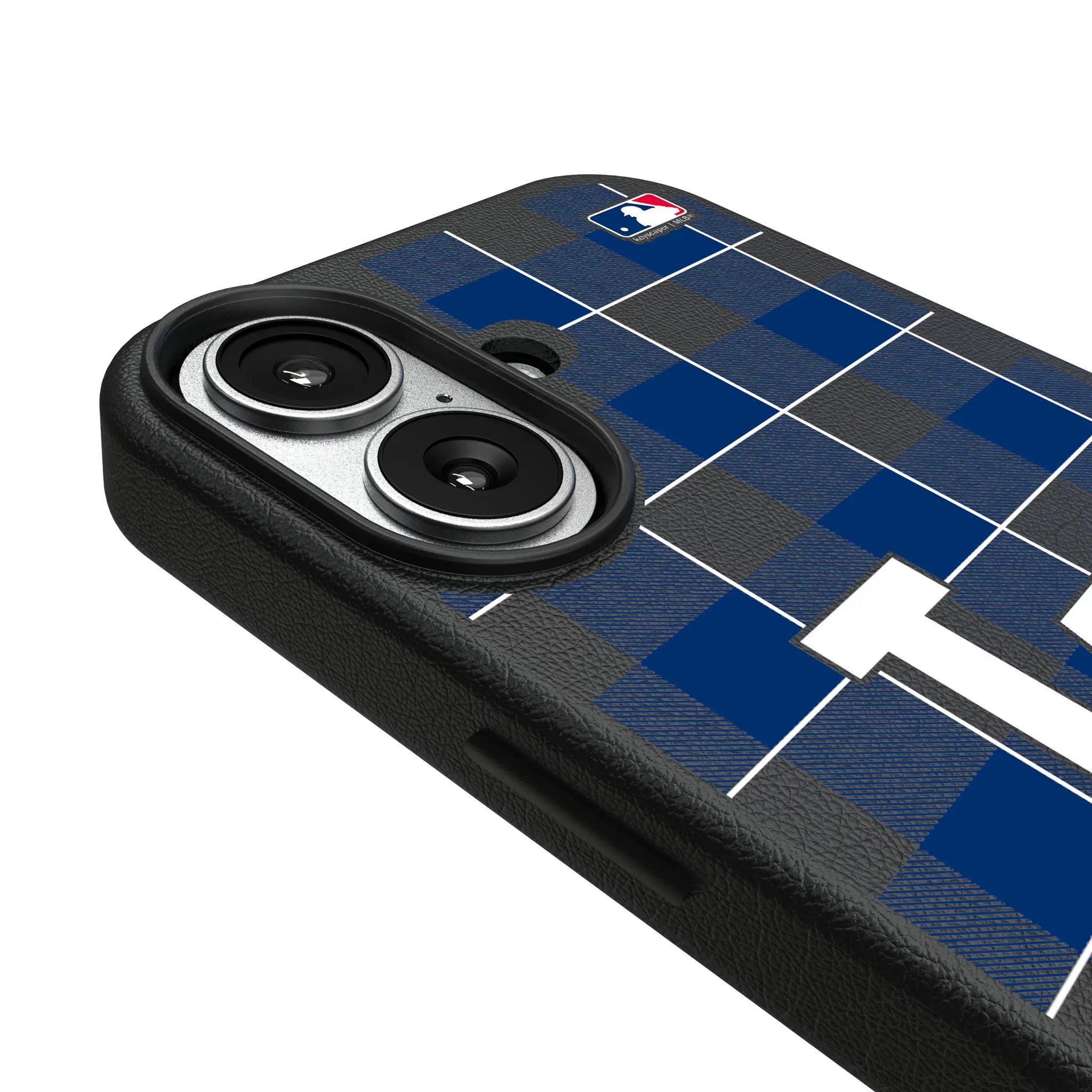 LA Dodgers Plaid iPhone MagSafe Compatible Phone Case for Apple iPhone - Detail#Device_iPhone 17