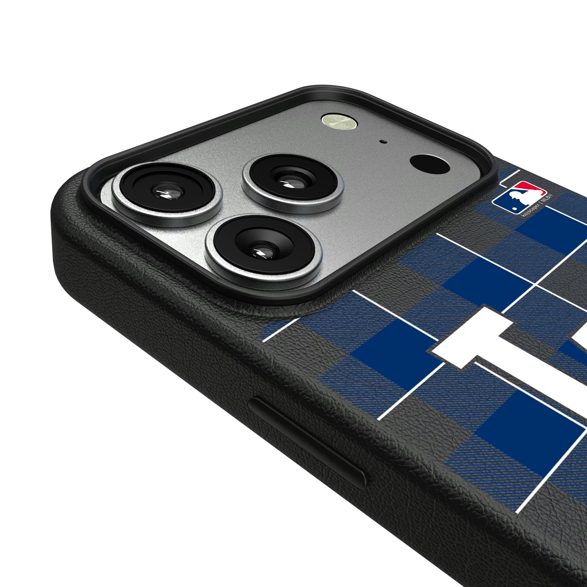 LA Dodgers Plaid iPhone MagSafe Compatible Phone Case for Apple iPhone - Detail#Device_iPhone 17 Pro